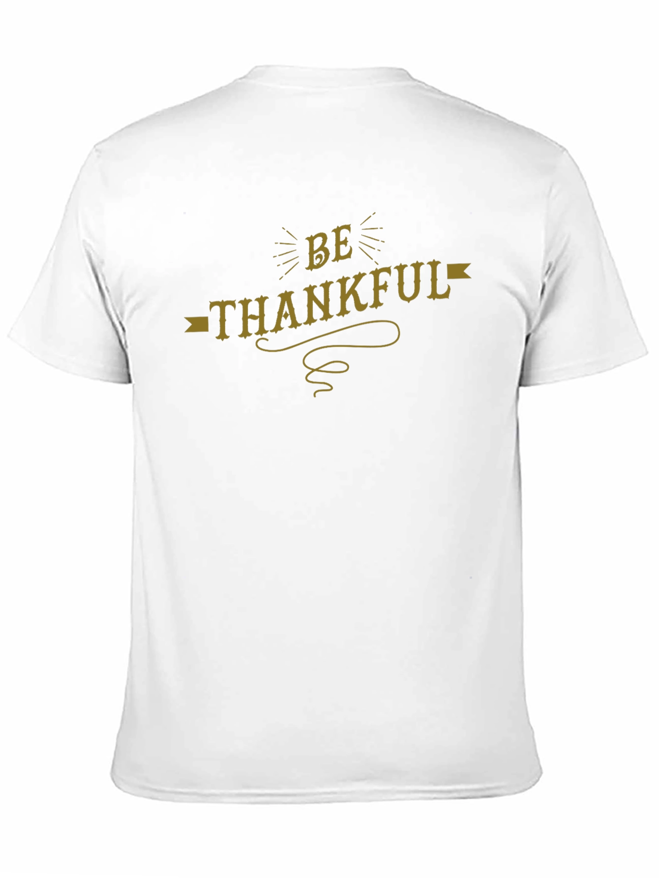 Be Thankful Black Graphic Tee