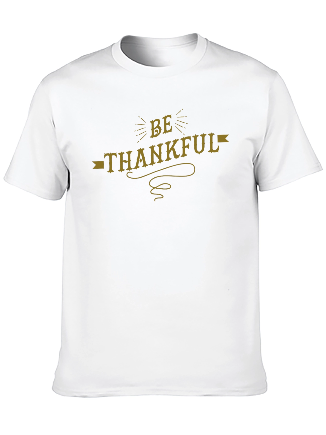 Be Thankful Black Graphic Tee