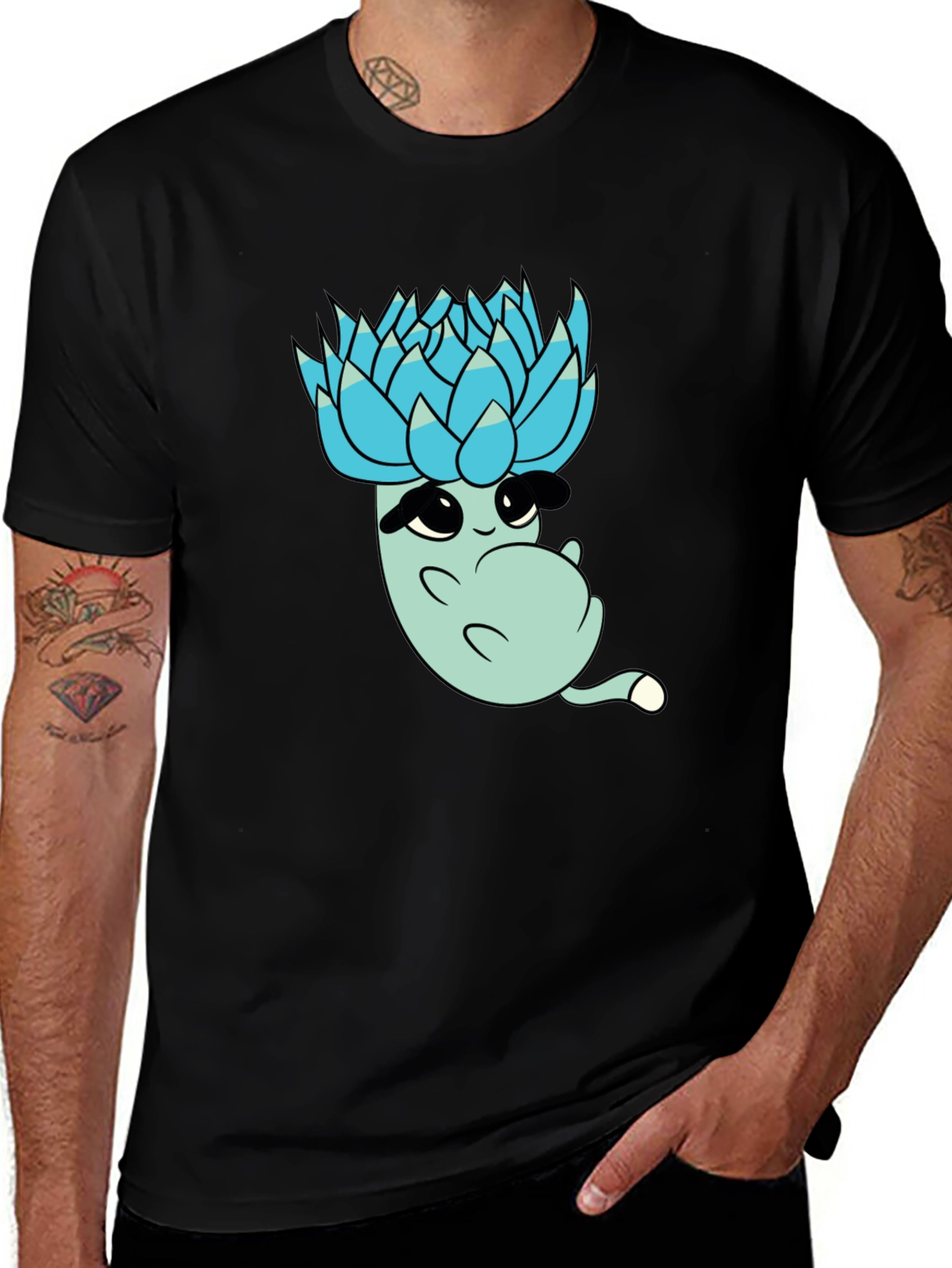 Cute Succulent Graphic T-Shirt