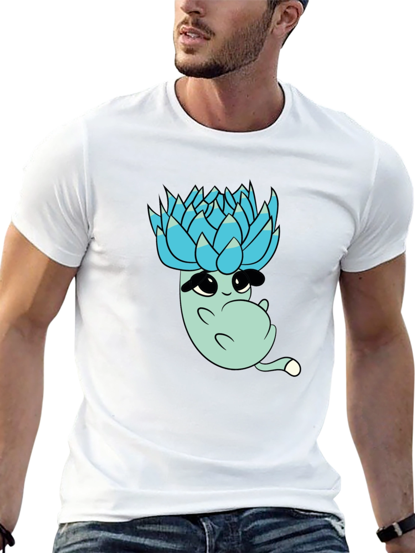 Cute Succulent Graphic T-Shirt