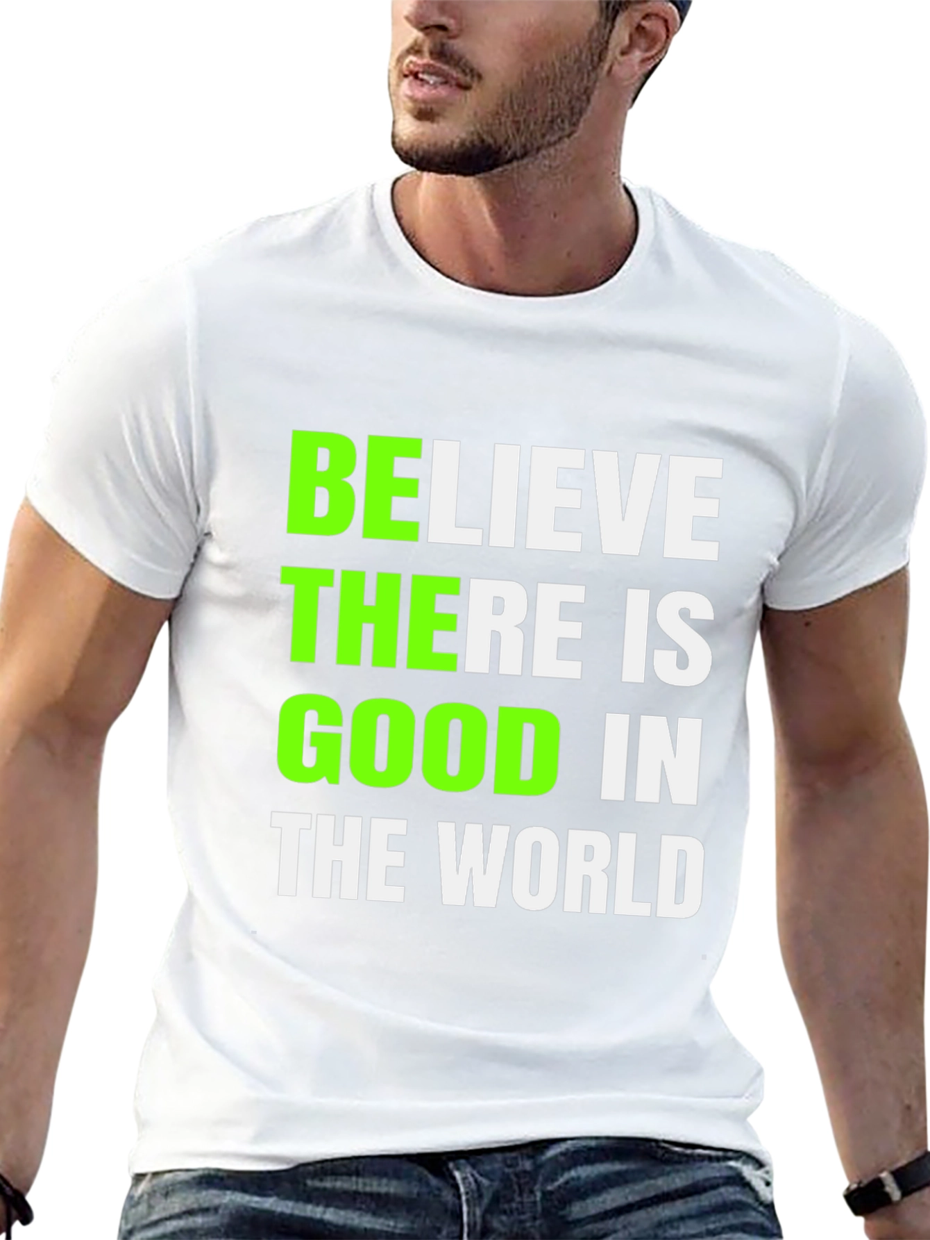 Believe There is Good Graphic Tee - Black