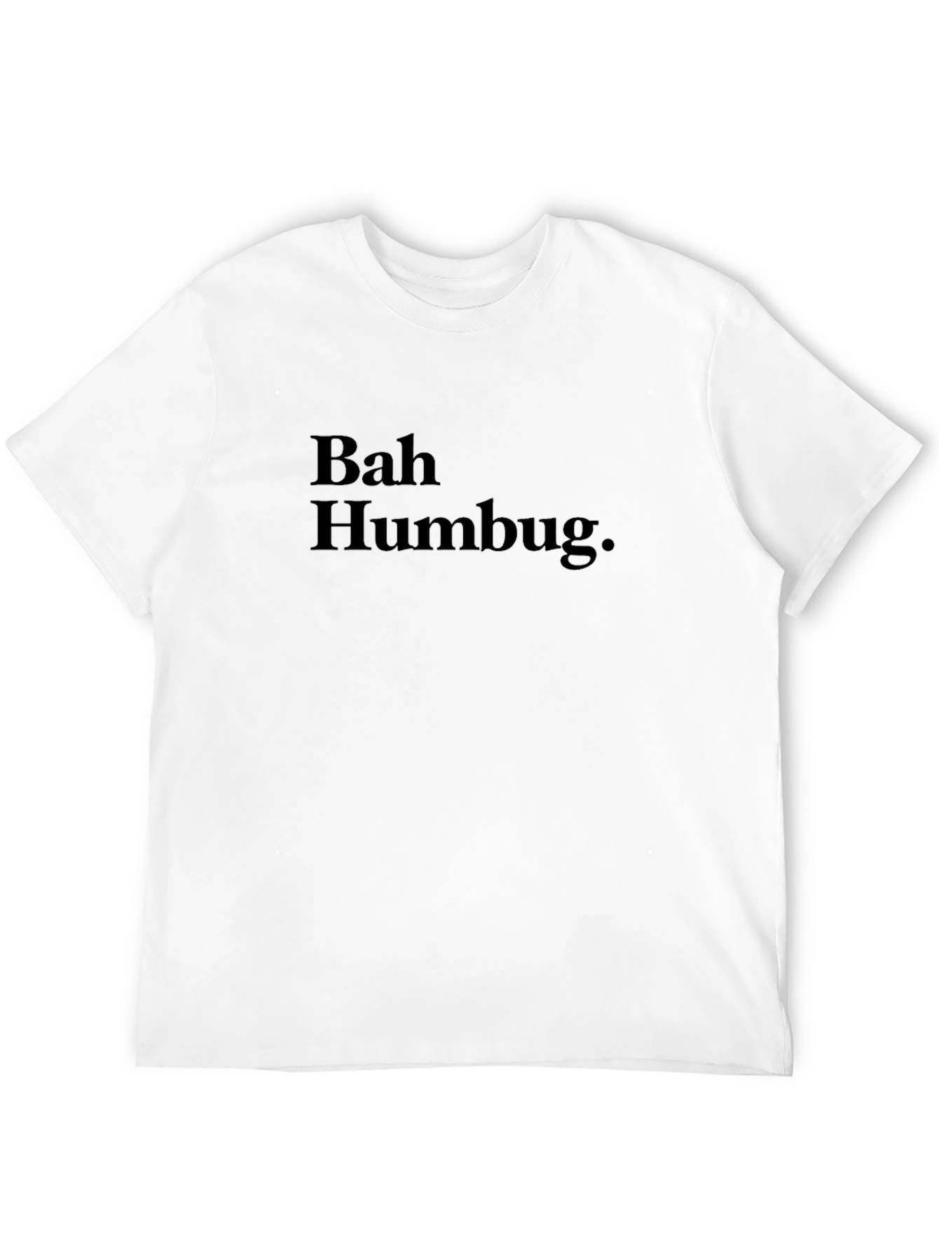 Bah Humbug Graphic T-Shirt - Anti-Christmas Humor