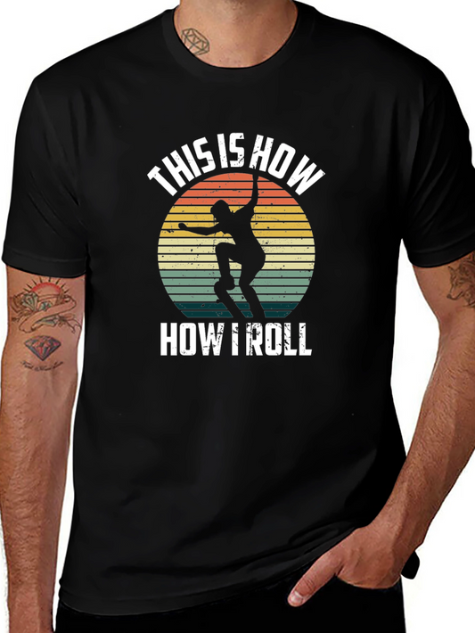 This is How I Roll Skater T-Shirt Retro Design