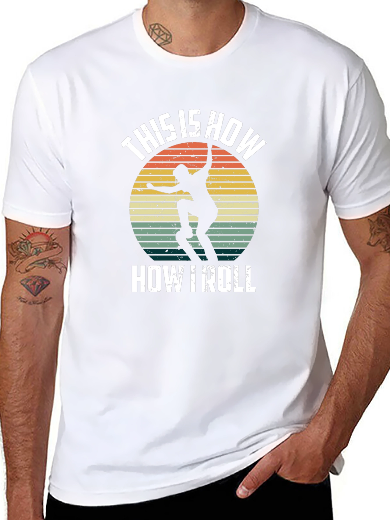 This is How I Roll Skater T-Shirt Retro Design