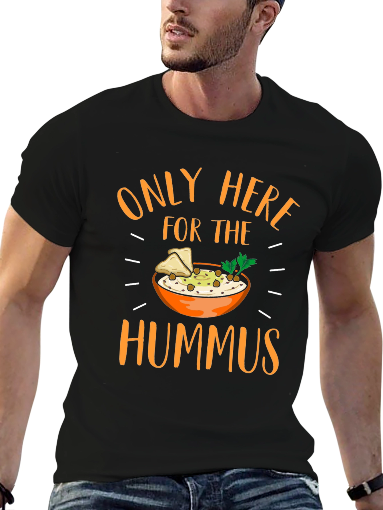 Hummus Lover T-Shirt - Funny Foodie Tee