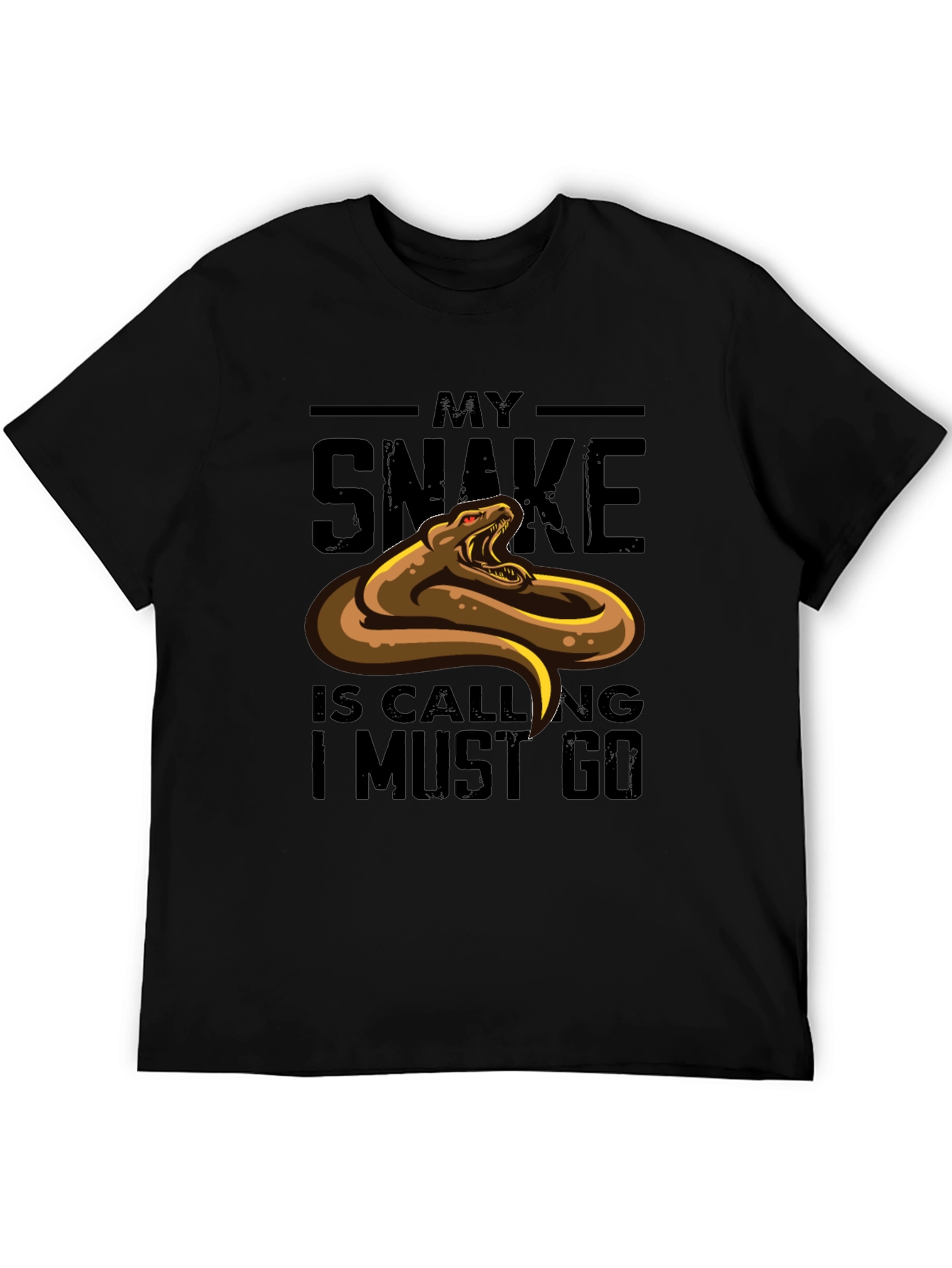 My Snake is Calling Funny Graphic T-Shirt