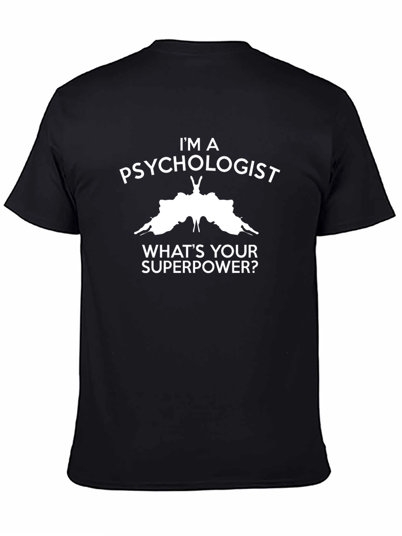 Psychologist Superpower Black Graphic Tee
