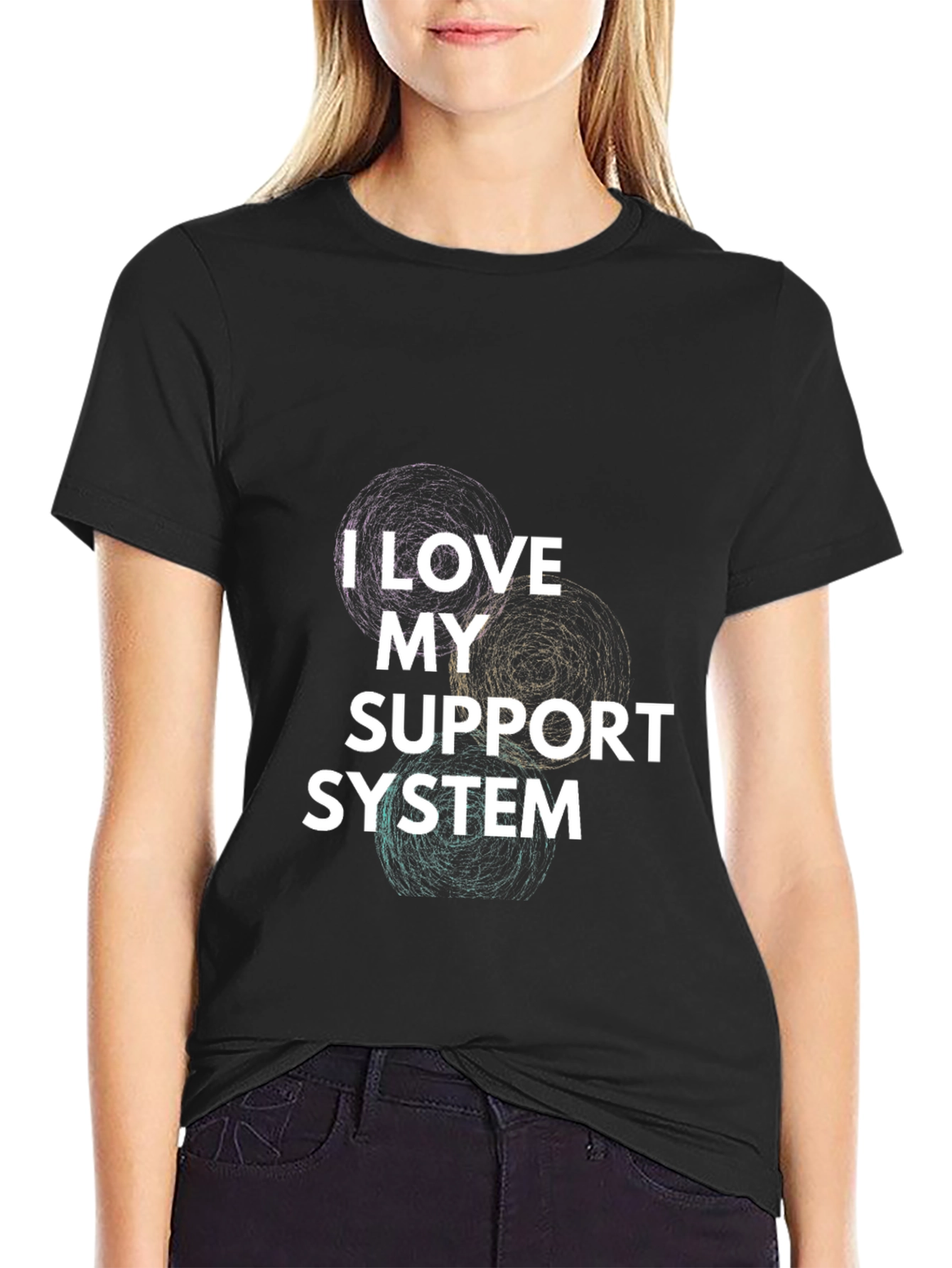 I Love My Support System Graphic Tee