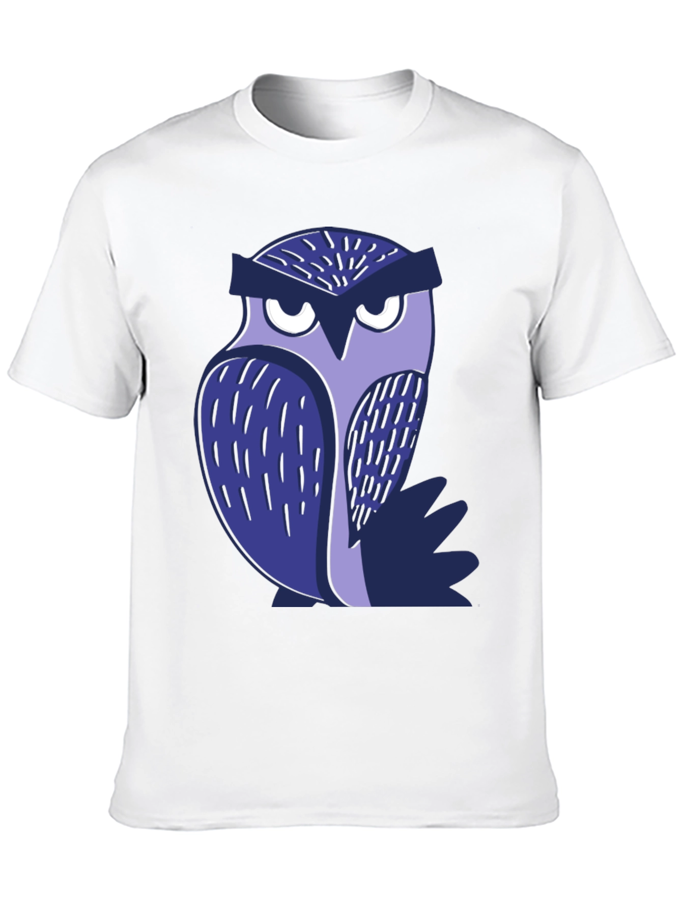 Cool Owl Graphic Tee - Black Unisex T-Shirt