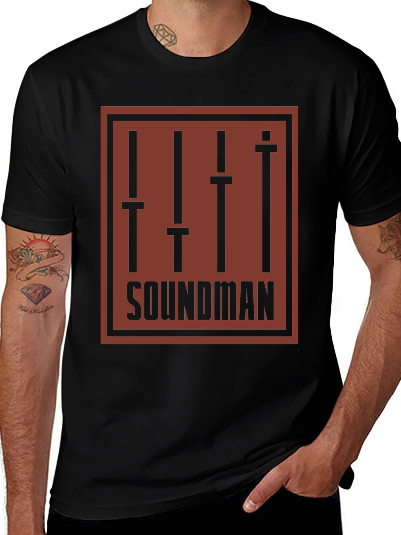 Soundman Graphic Tee - Audio Engineer T-Shirt