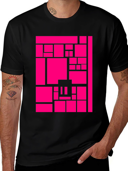 Abstract Geometric T-Shirt - Modern Graphic Tee