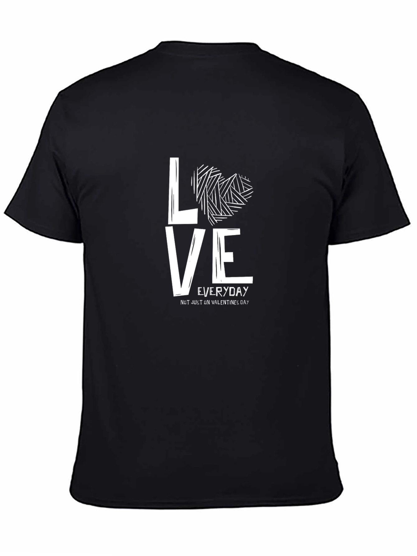 Love Everyday Graphic Tee - Black T-Shirt
