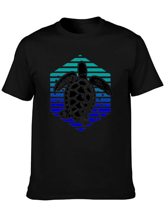 Retro Turtle Graphic Tee - Comfort Fit