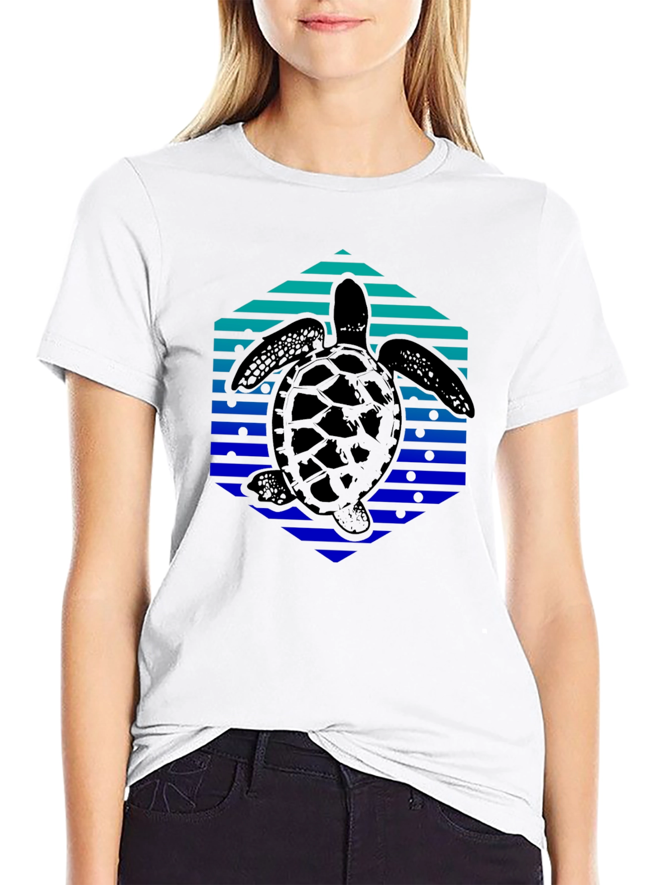 Retro Turtle Graphic Tee - Comfort Fit