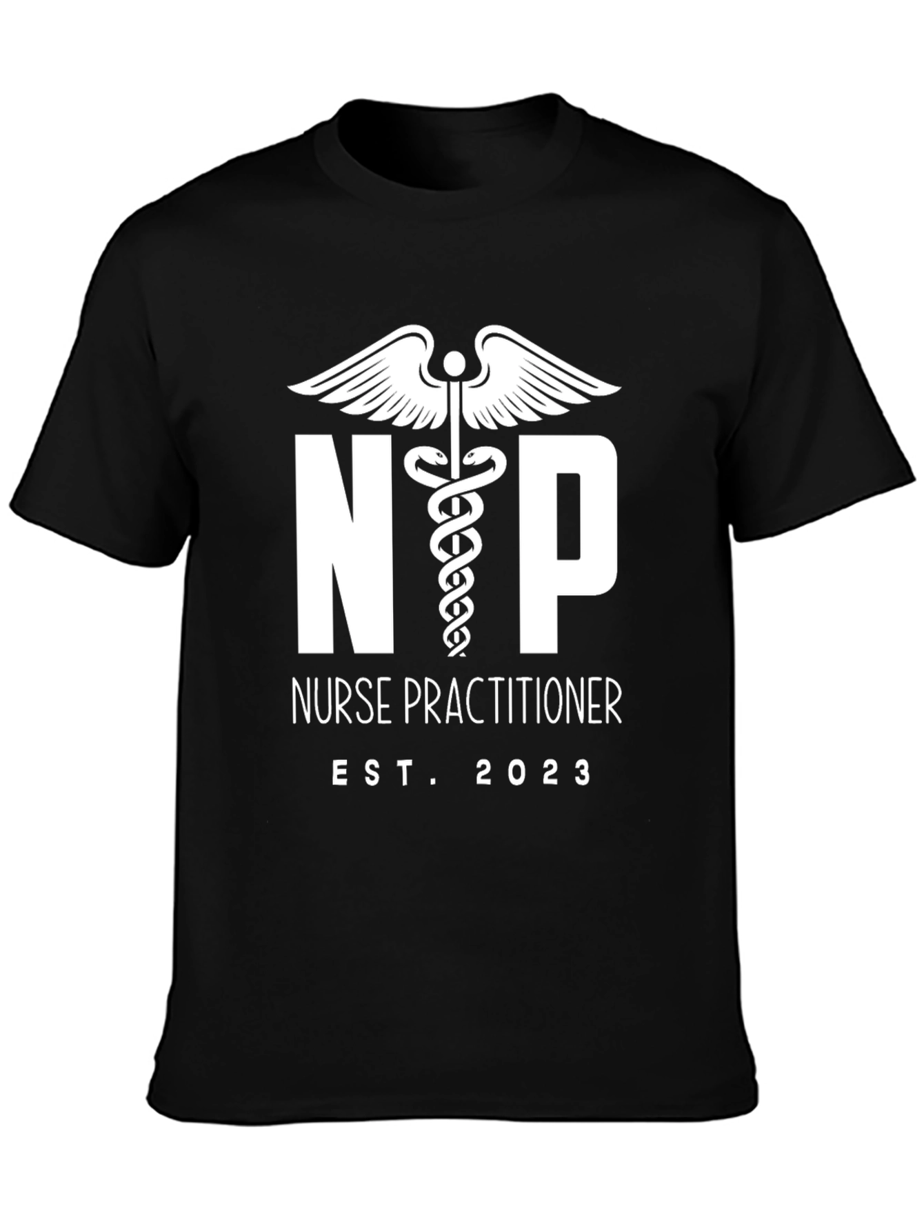 Nurse Practitioner Est. 2023 Black T-Shirt