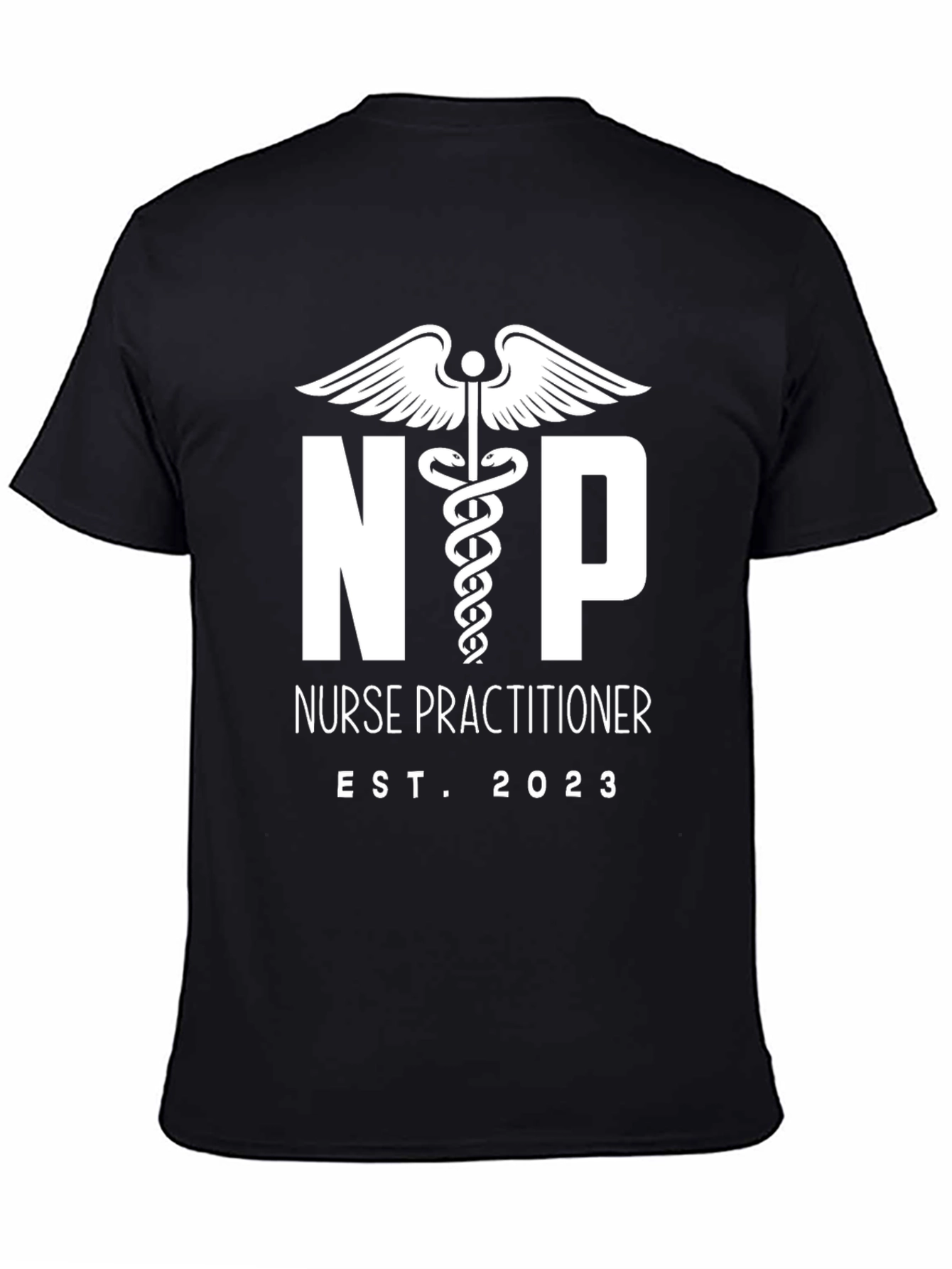 Nurse Practitioner Est. 2023 Black T-Shirt