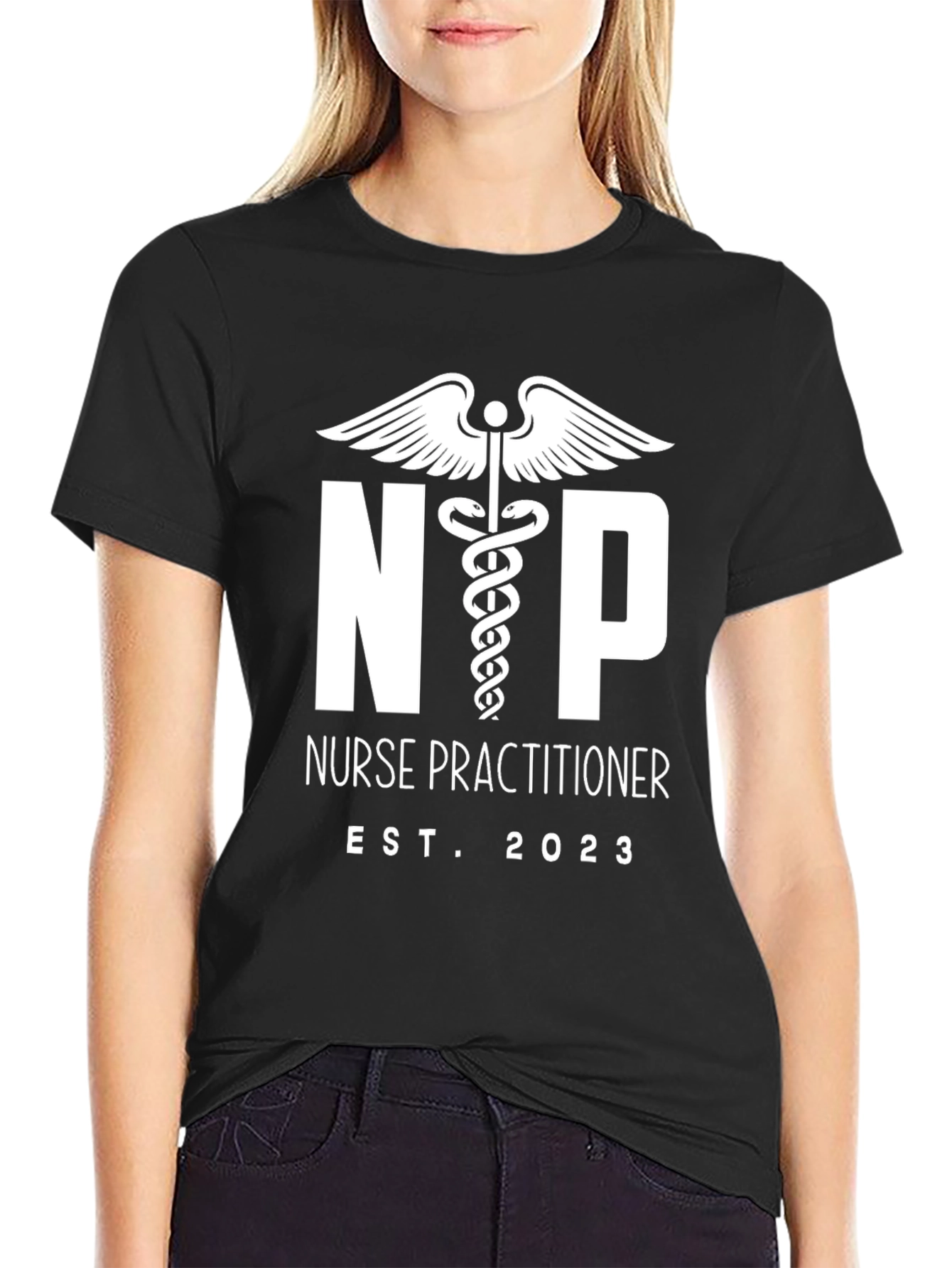 Nurse Practitioner Est. 2023 Black T-Shirt