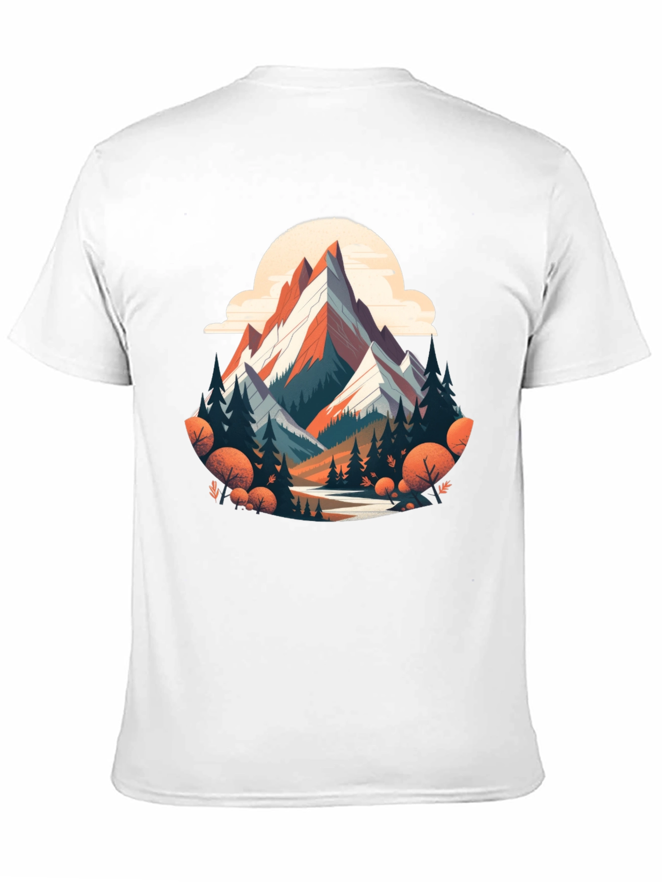 Mountain Graphic Tee - Nature Adventure Shirt