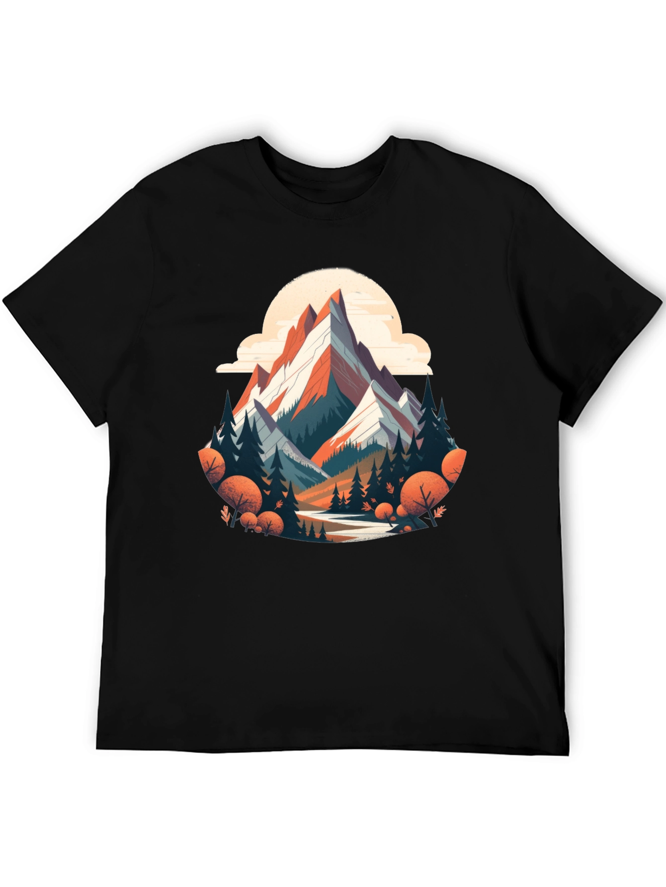 Mountain Graphic Tee - Nature Adventure Shirt