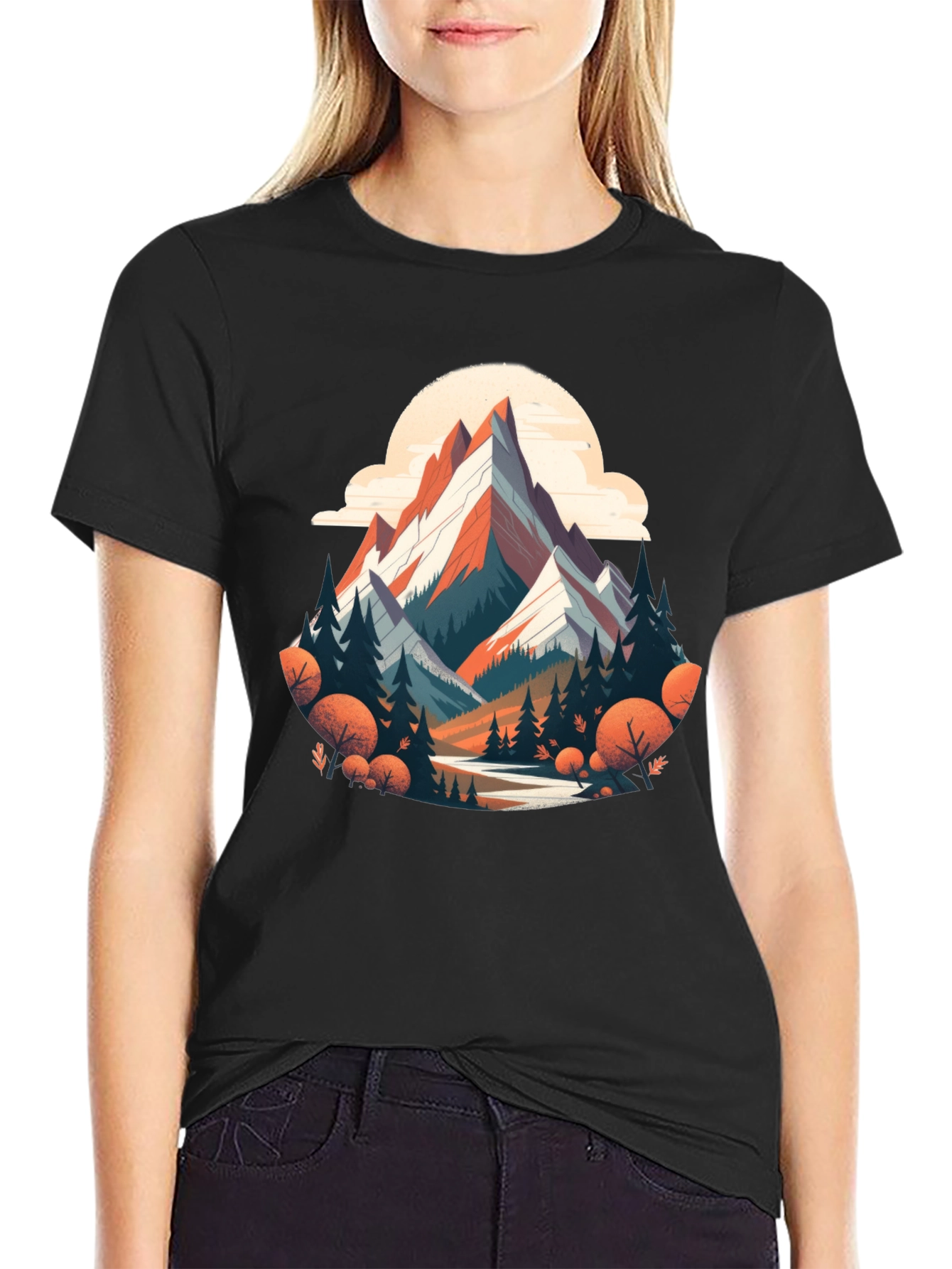 Mountain Graphic Tee - Nature Adventure Shirt