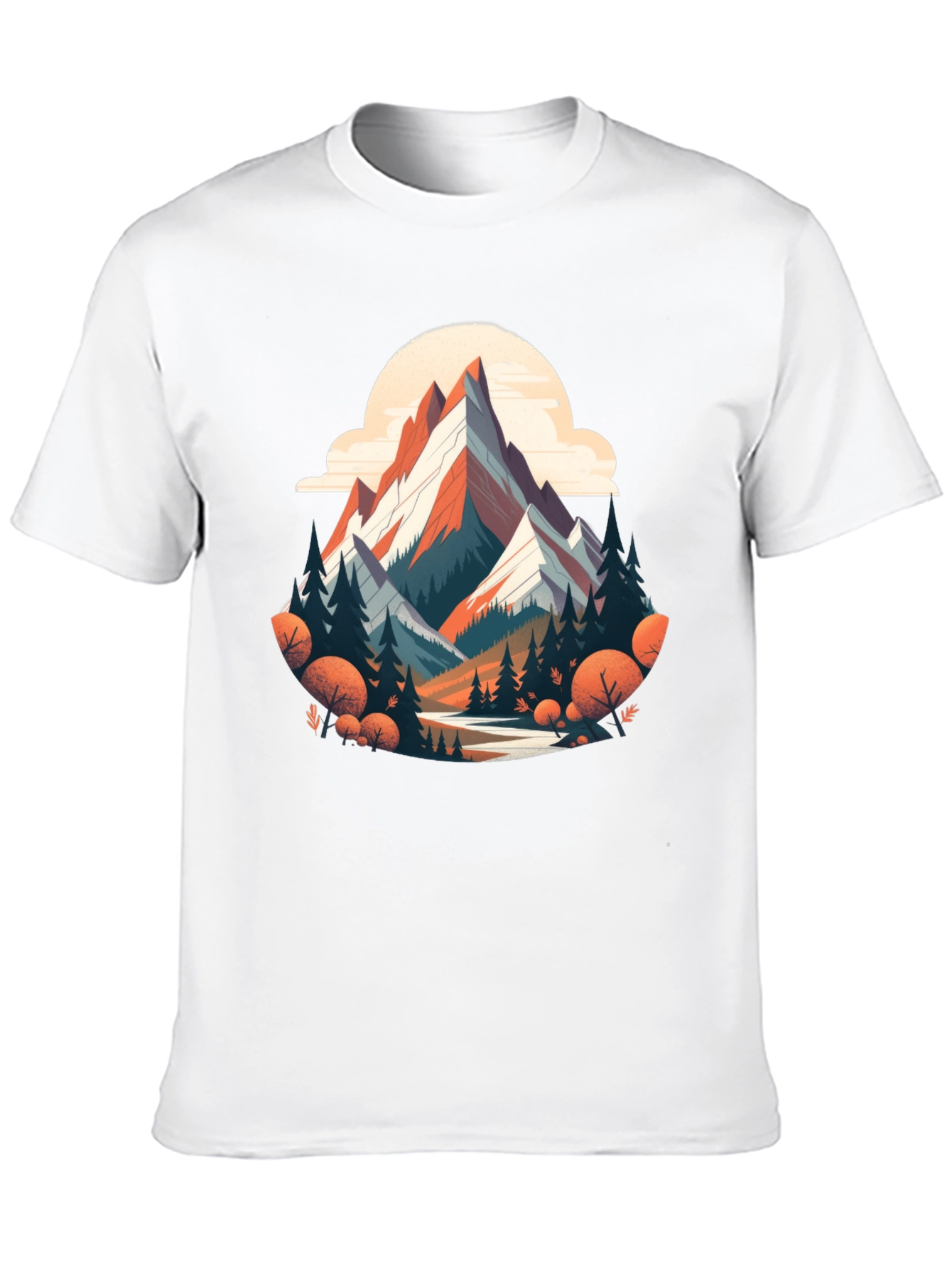 Mountain Graphic Tee - Nature Adventure Shirt