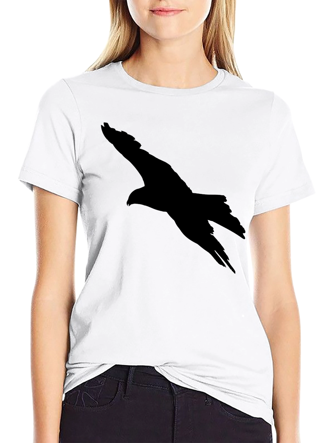 Black Eagle Silhouette T-Shirt - Mens
