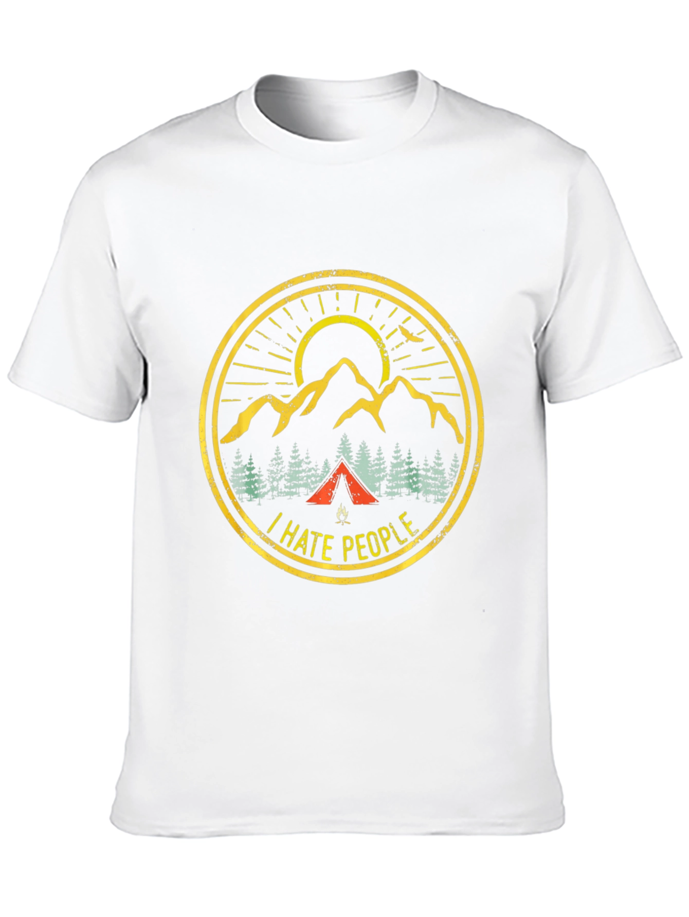 I Hate People Camping Graphic Tee