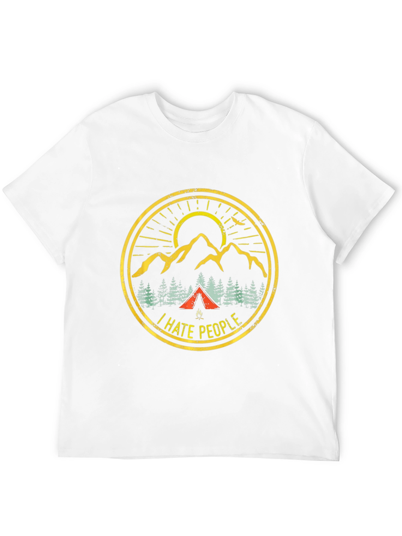 I Hate People Camping Graphic Tee