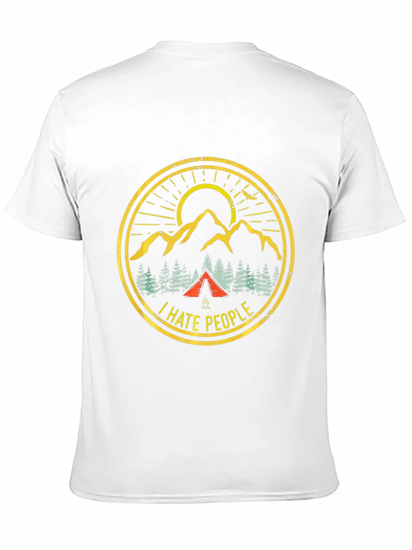 I Hate People Camping Graphic Tee