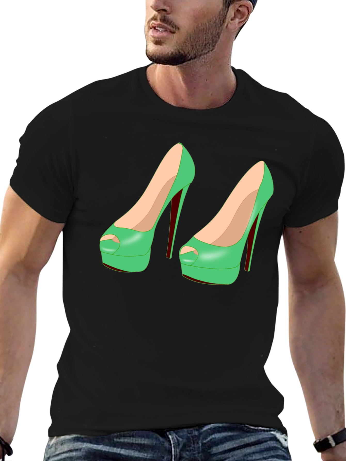 Novelty High Heel Shoe T-Shirt