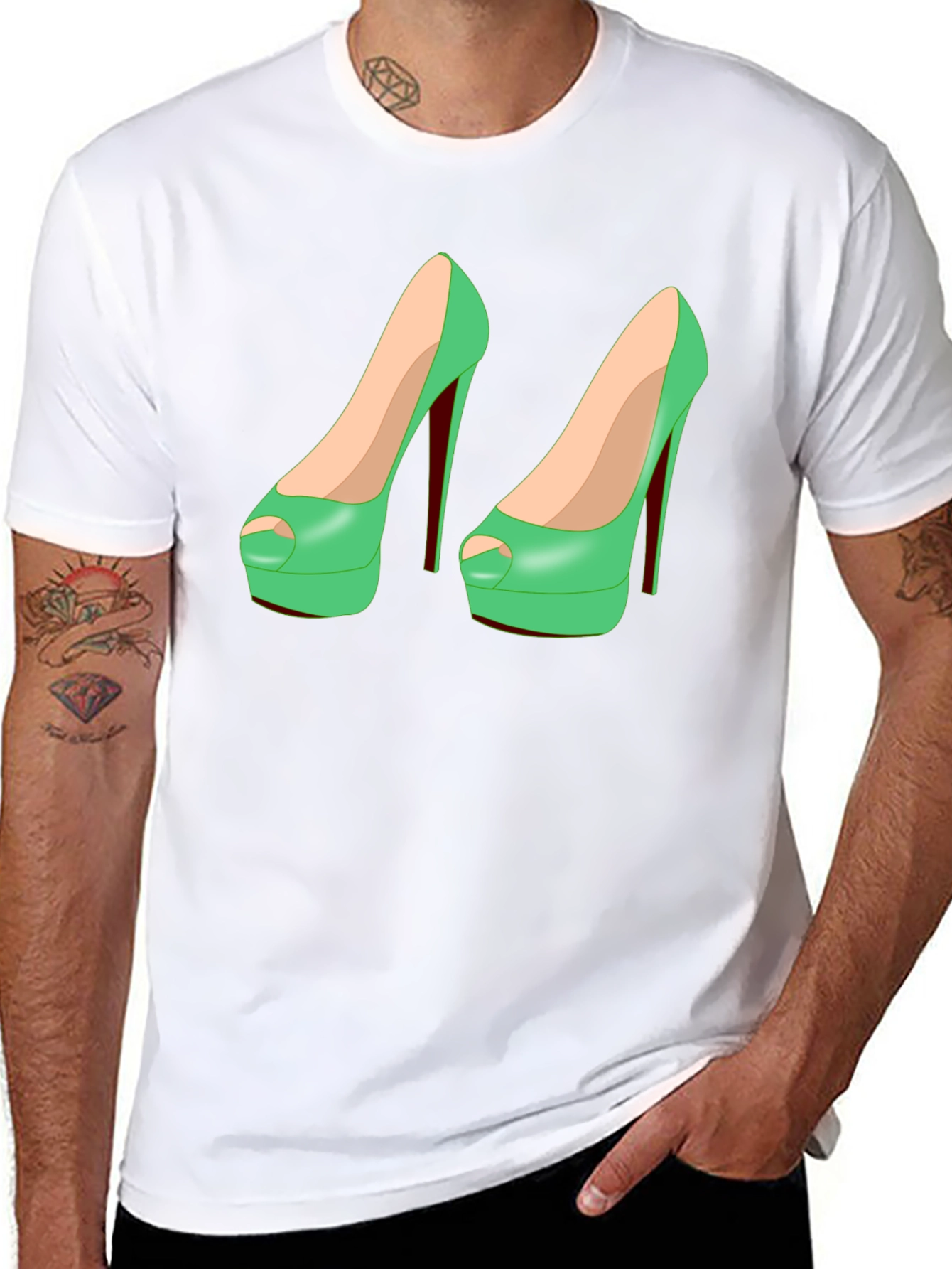 Novelty High Heel Shoe T-Shirt