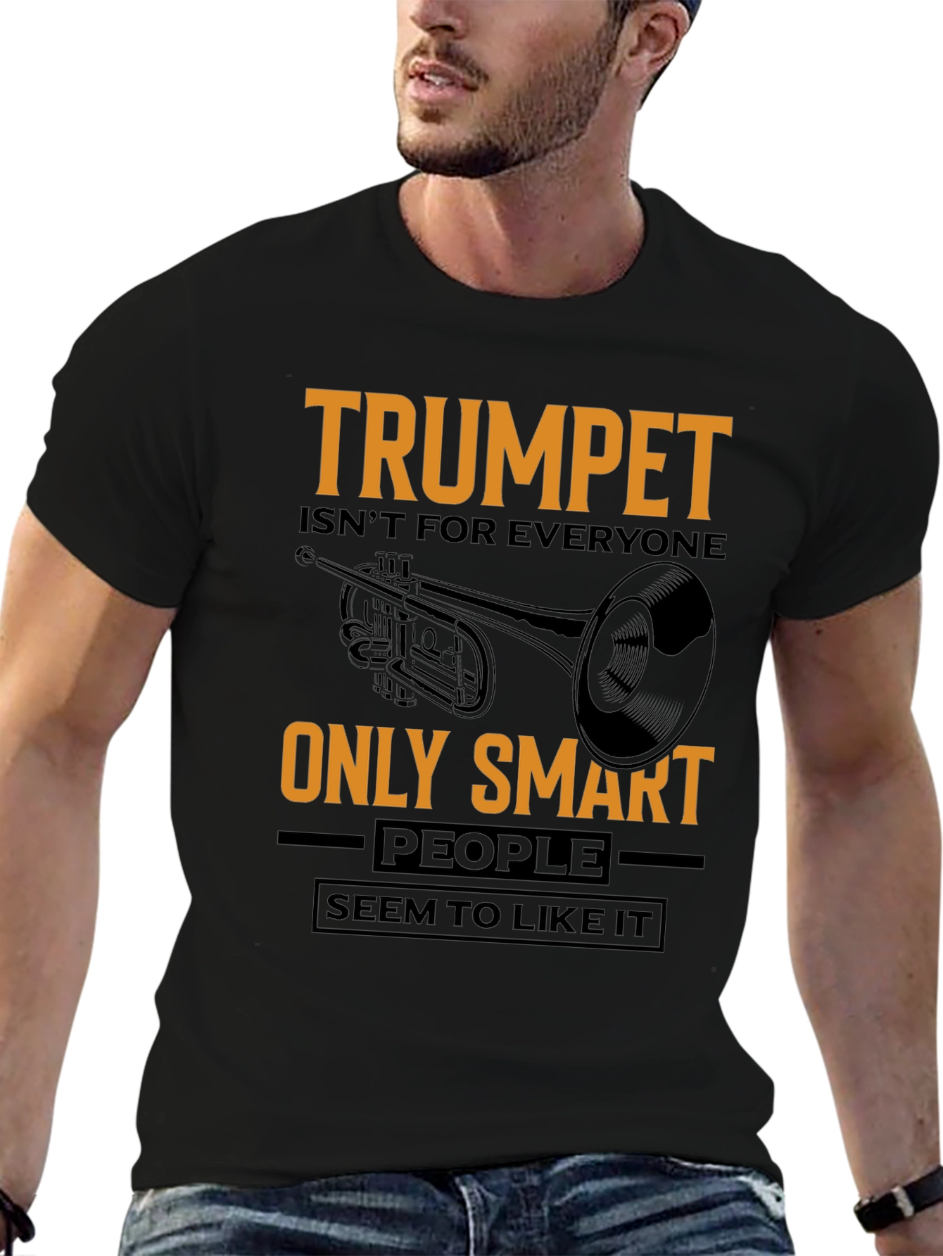 Trumpet Player Gift - Smart People T-Shirt