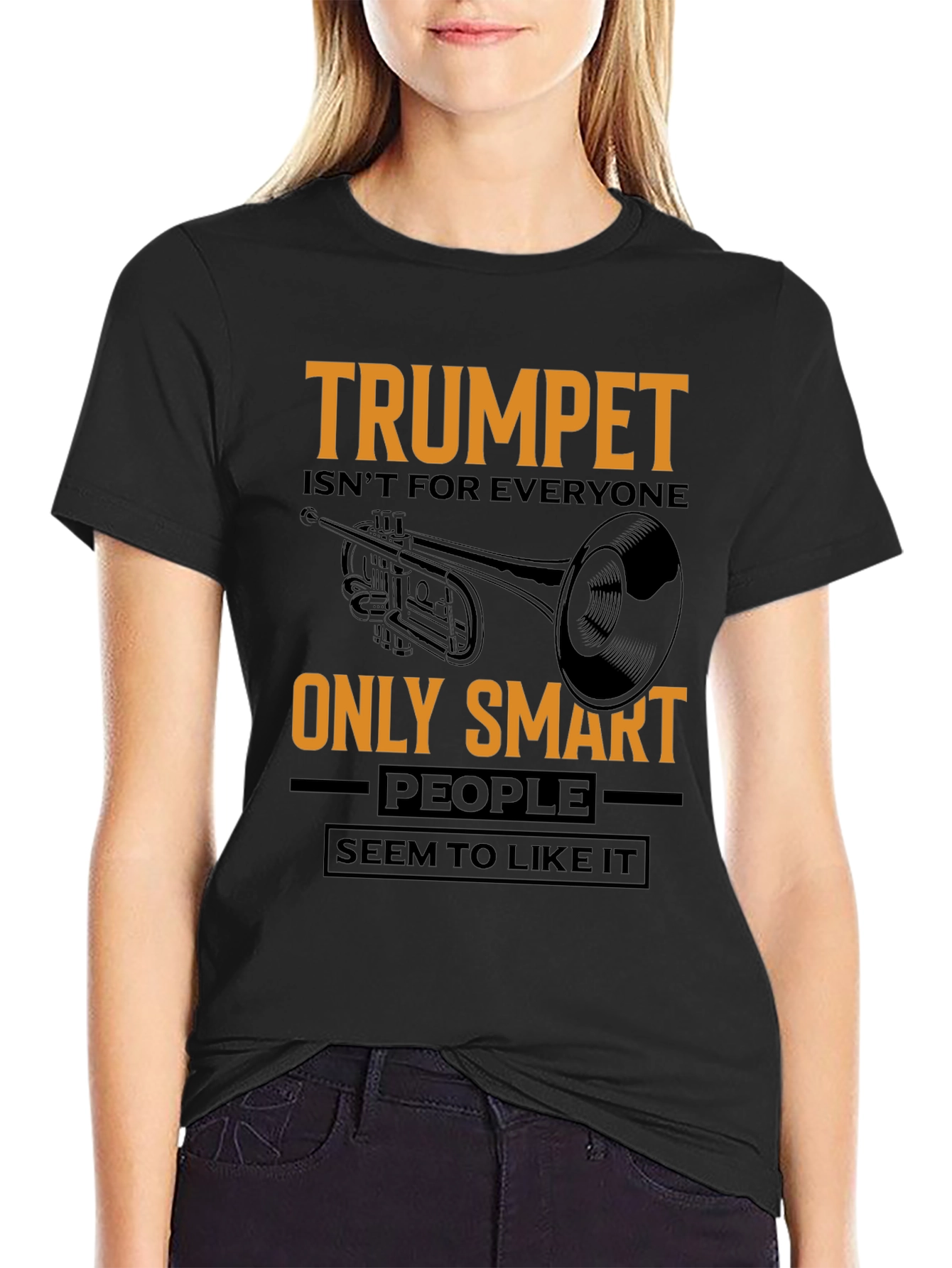 Trumpet Player Gift - Smart People T-Shirt