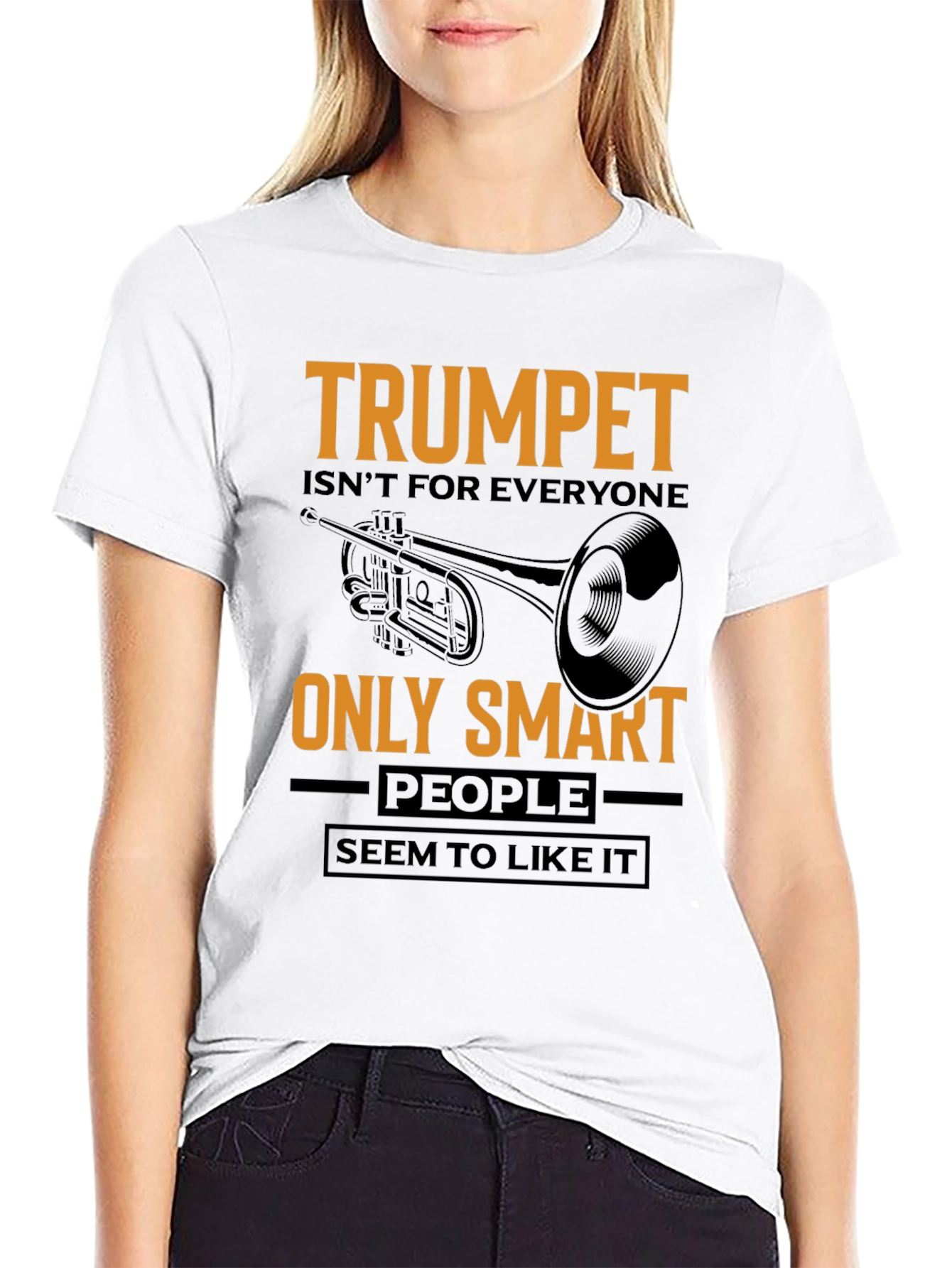 Trumpet Player Gift - Smart People T-Shirt