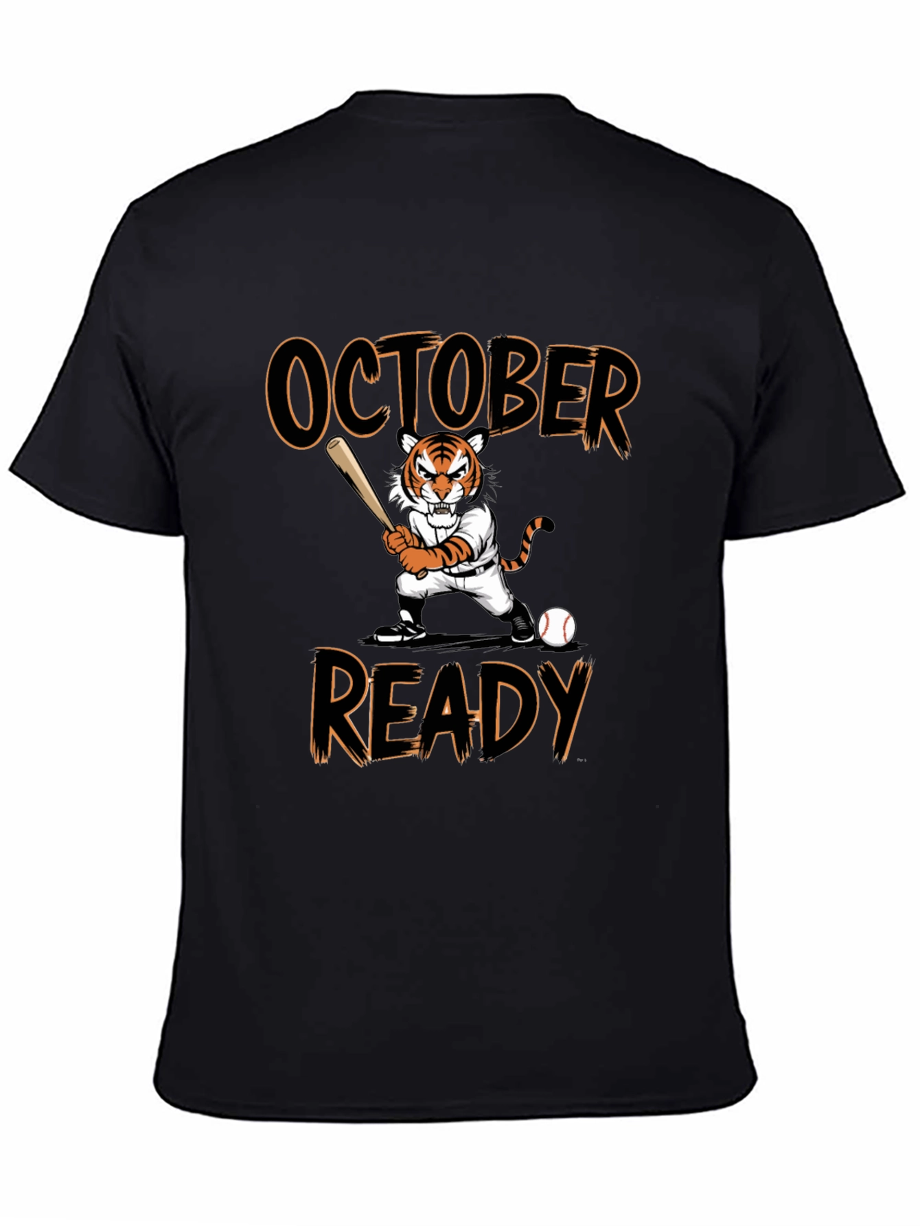 October Ready Baseball Tiger T-Shirt
