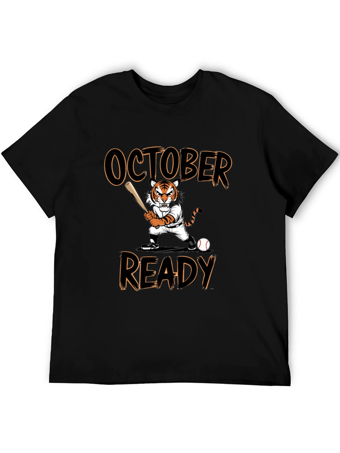 October Ready Baseball Tiger T-Shirt