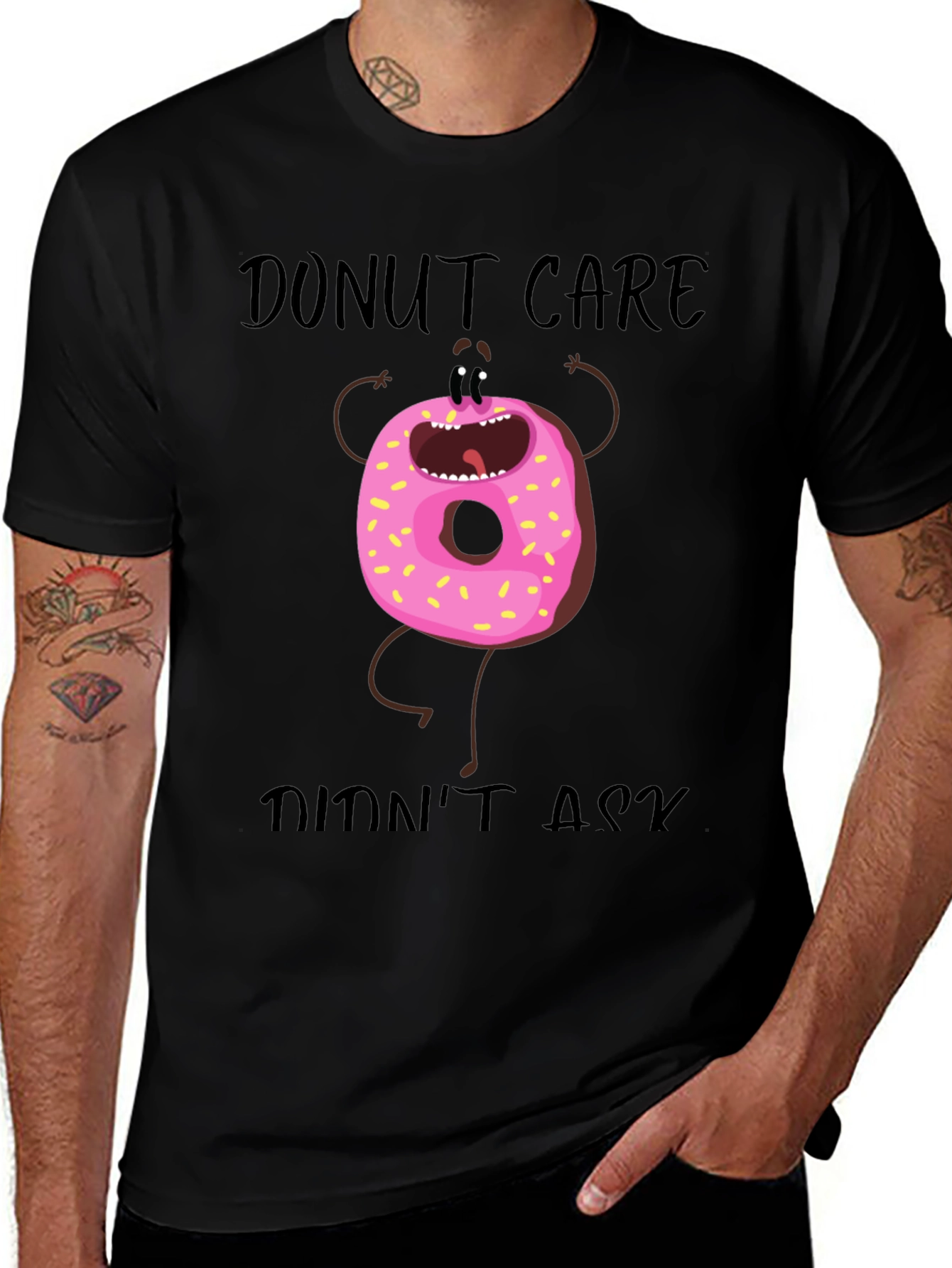 Donut Care T-Shirt - Funny Graphic Tee