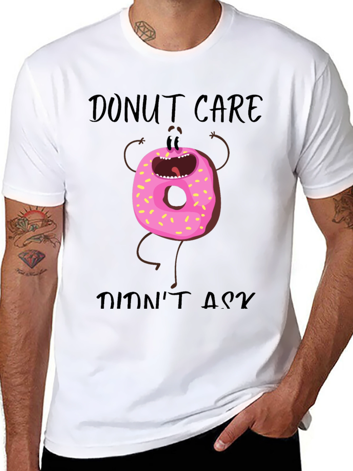 Donut Care T-Shirt - Funny Graphic Tee