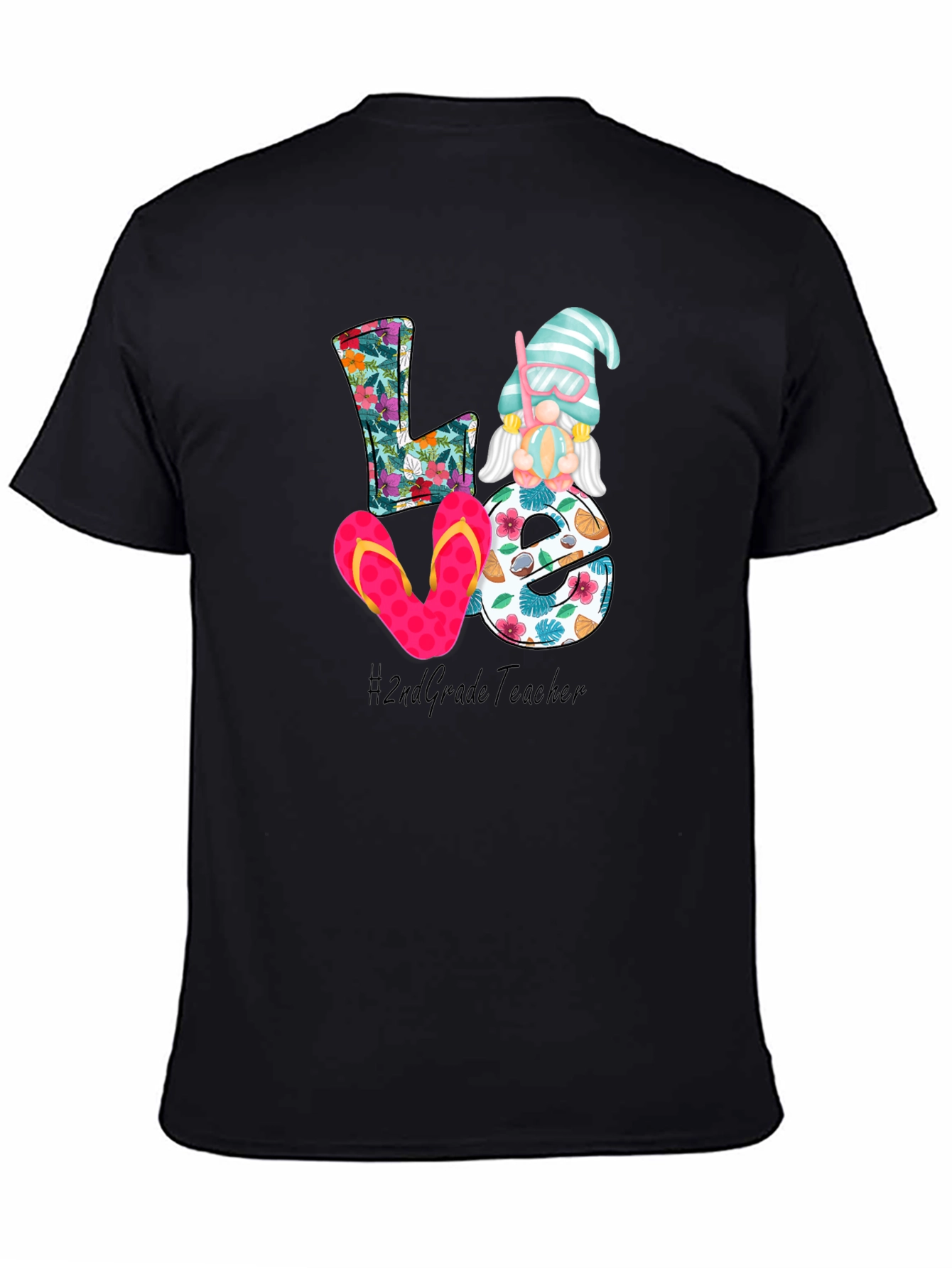Love 2nd Grade Teacher Summer T-Shirt