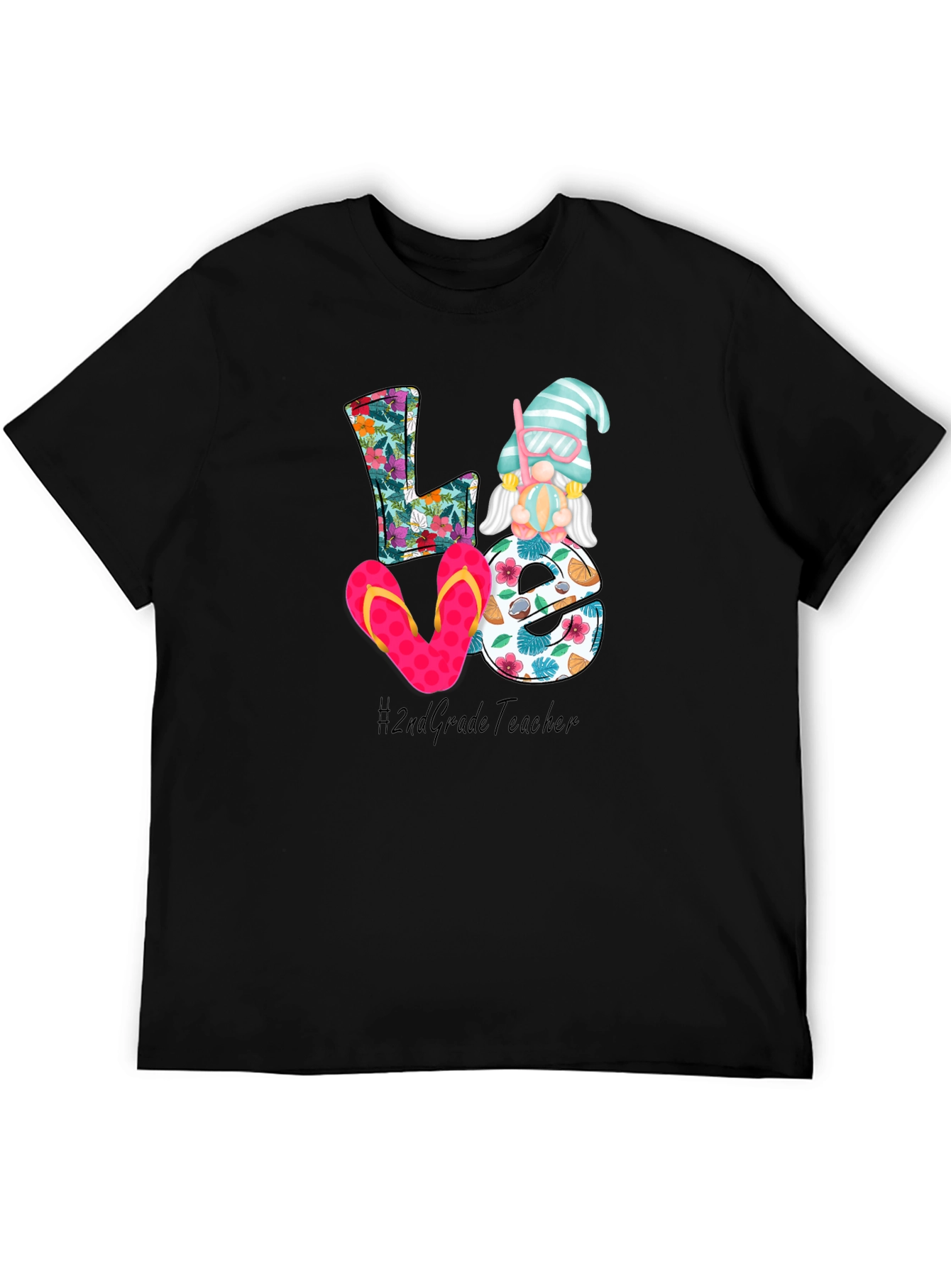Love 2nd Grade Teacher Summer T-Shirt