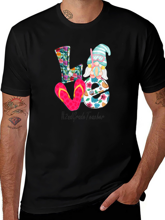 Love 2nd Grade Teacher Summer T-Shirt