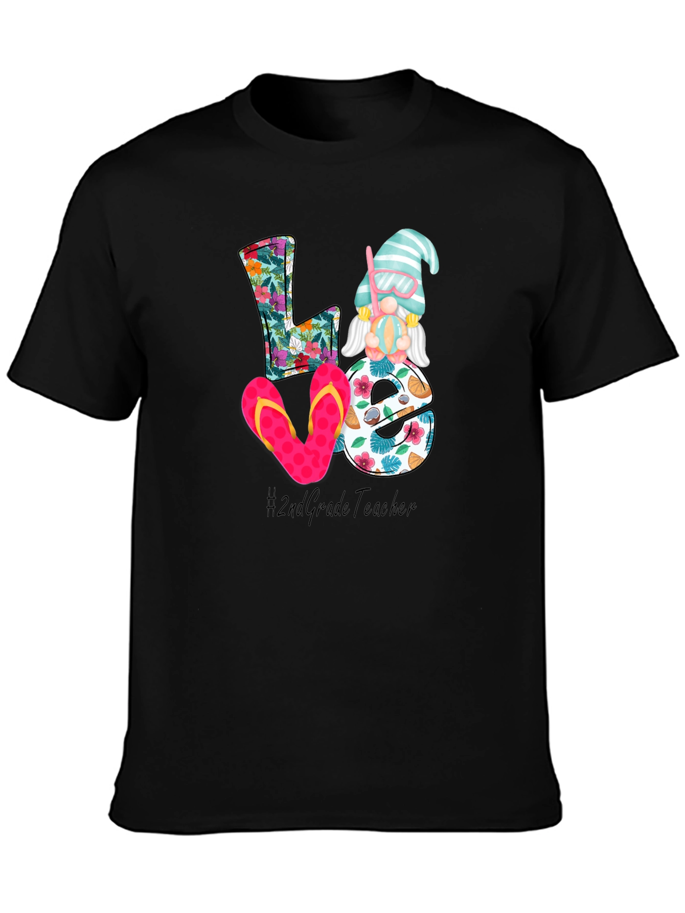 Love 2nd Grade Teacher Summer T-Shirt