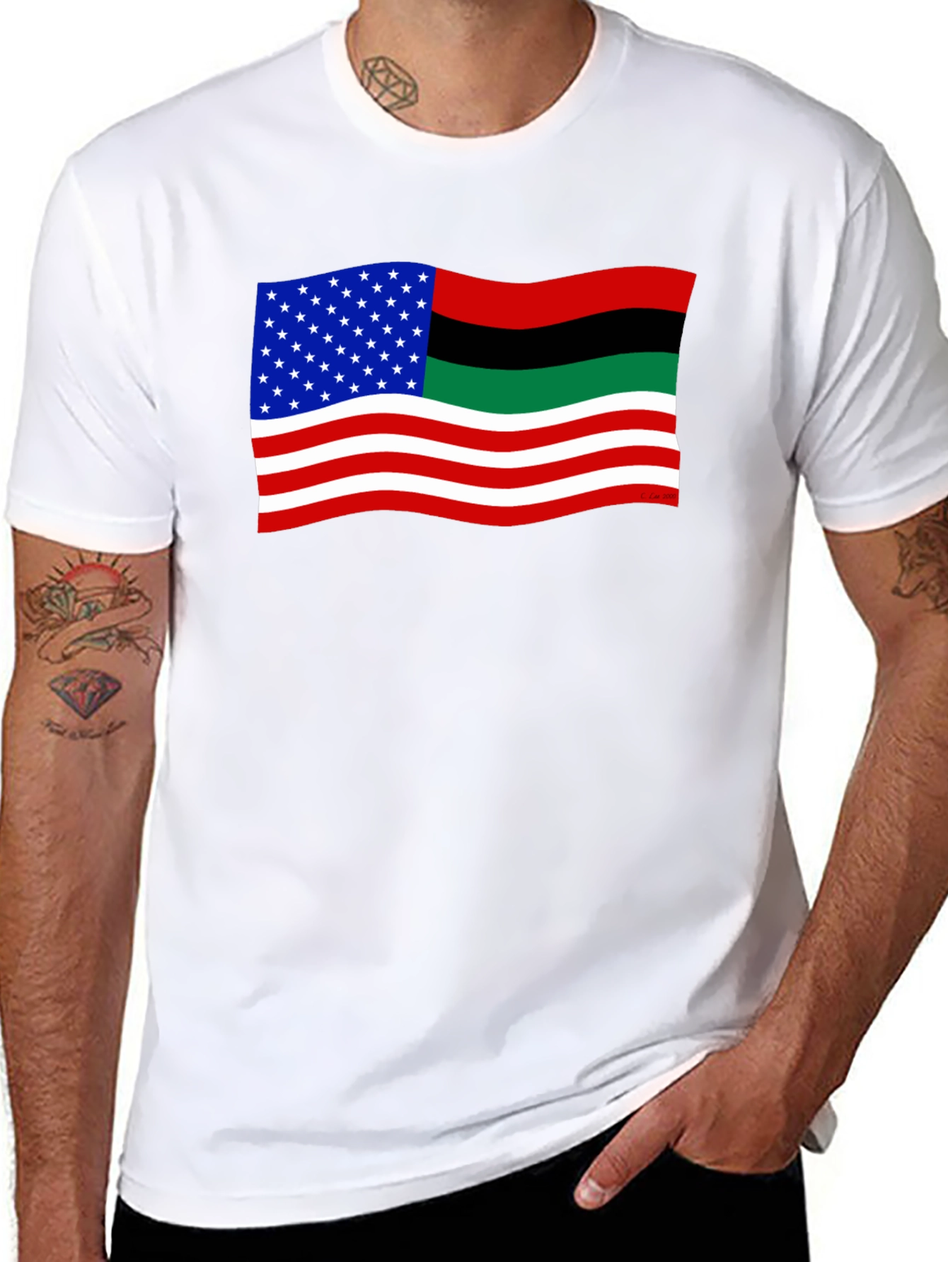 Afro American Flag T-Shirt