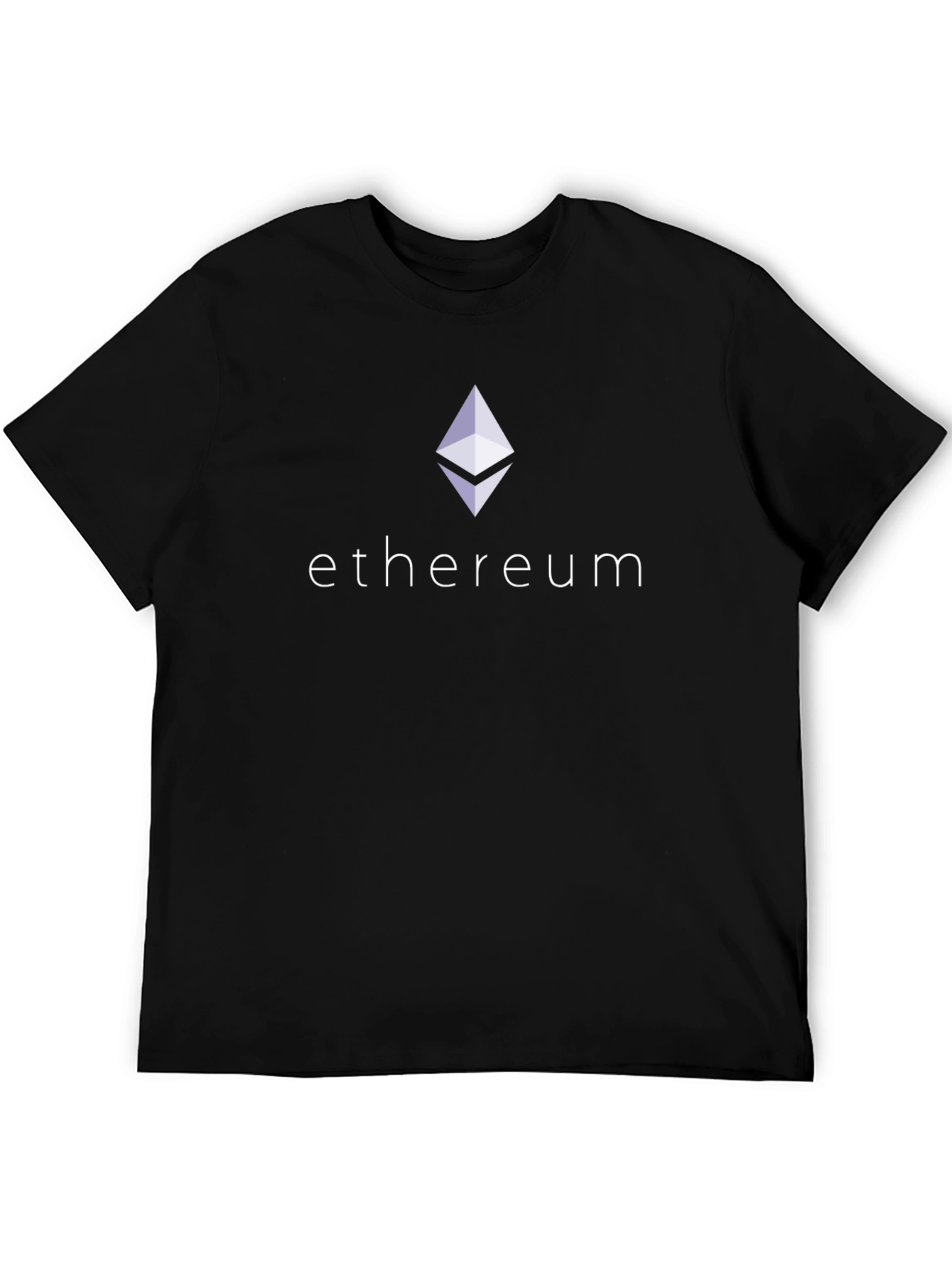 Ethereum Crypto Logo Black T-Shirt