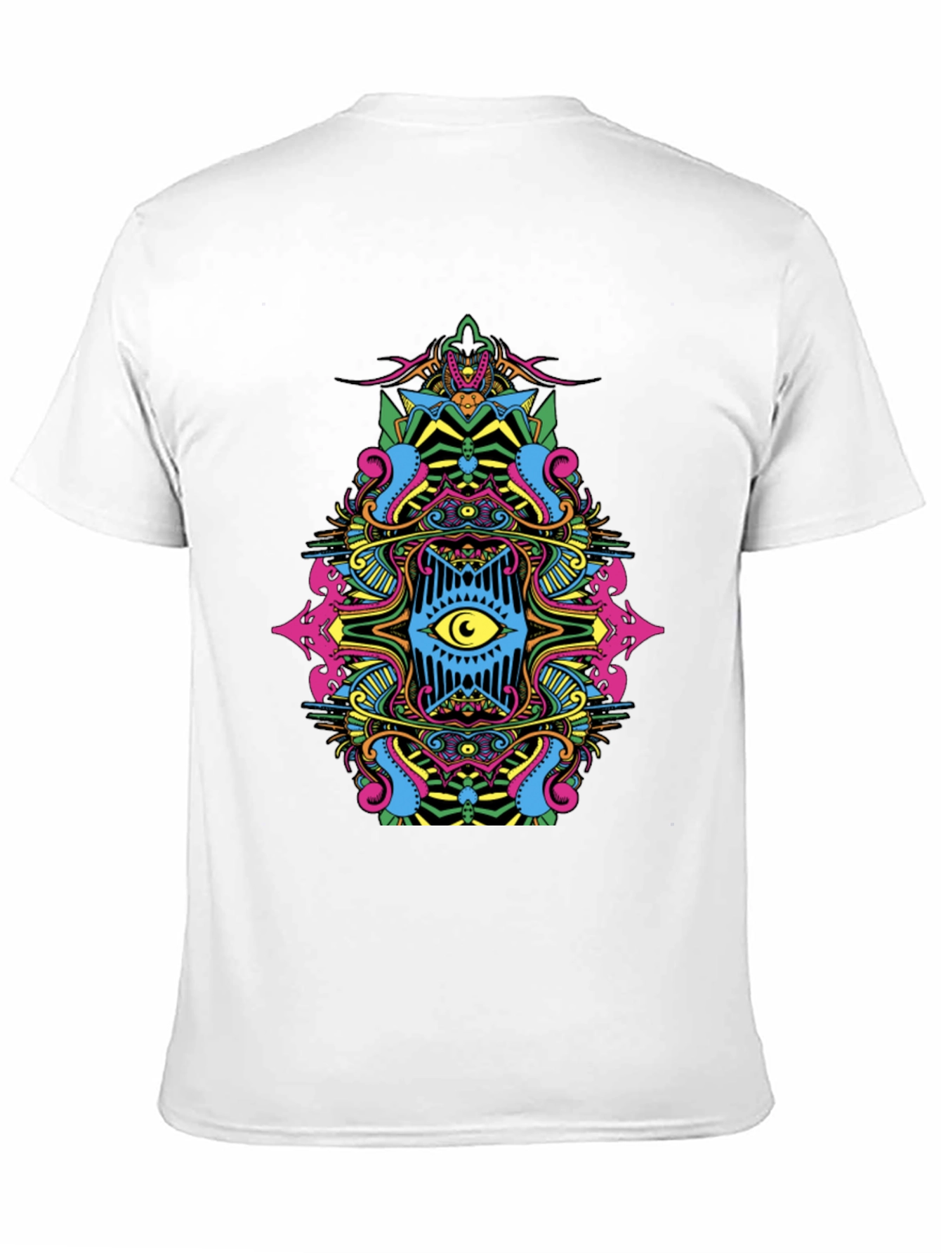 Psychedelic Eye Graphic Tee - Black