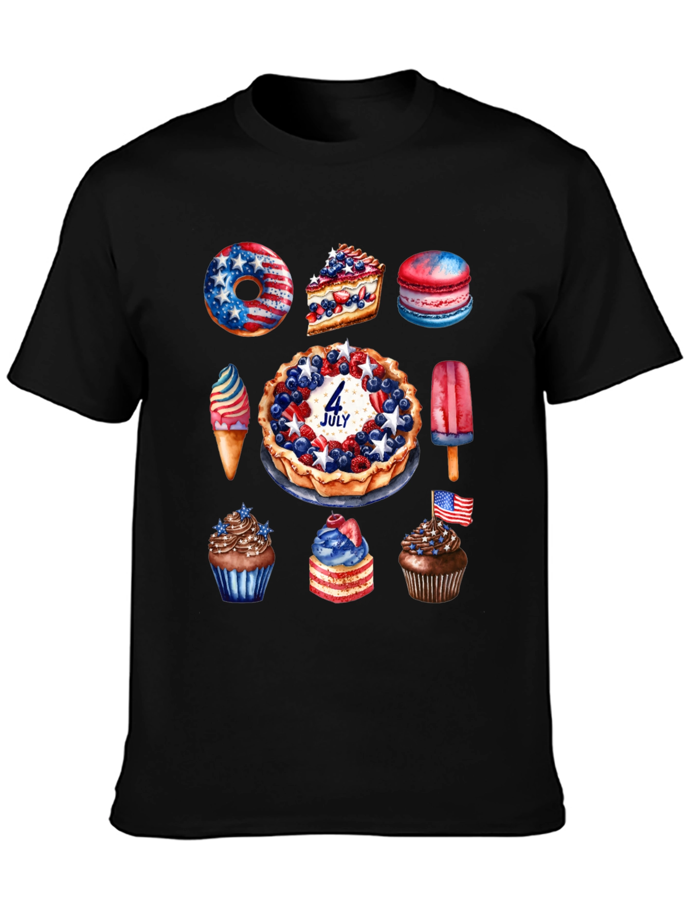 Patriotic Sweets T-Shirt 4th of July Design