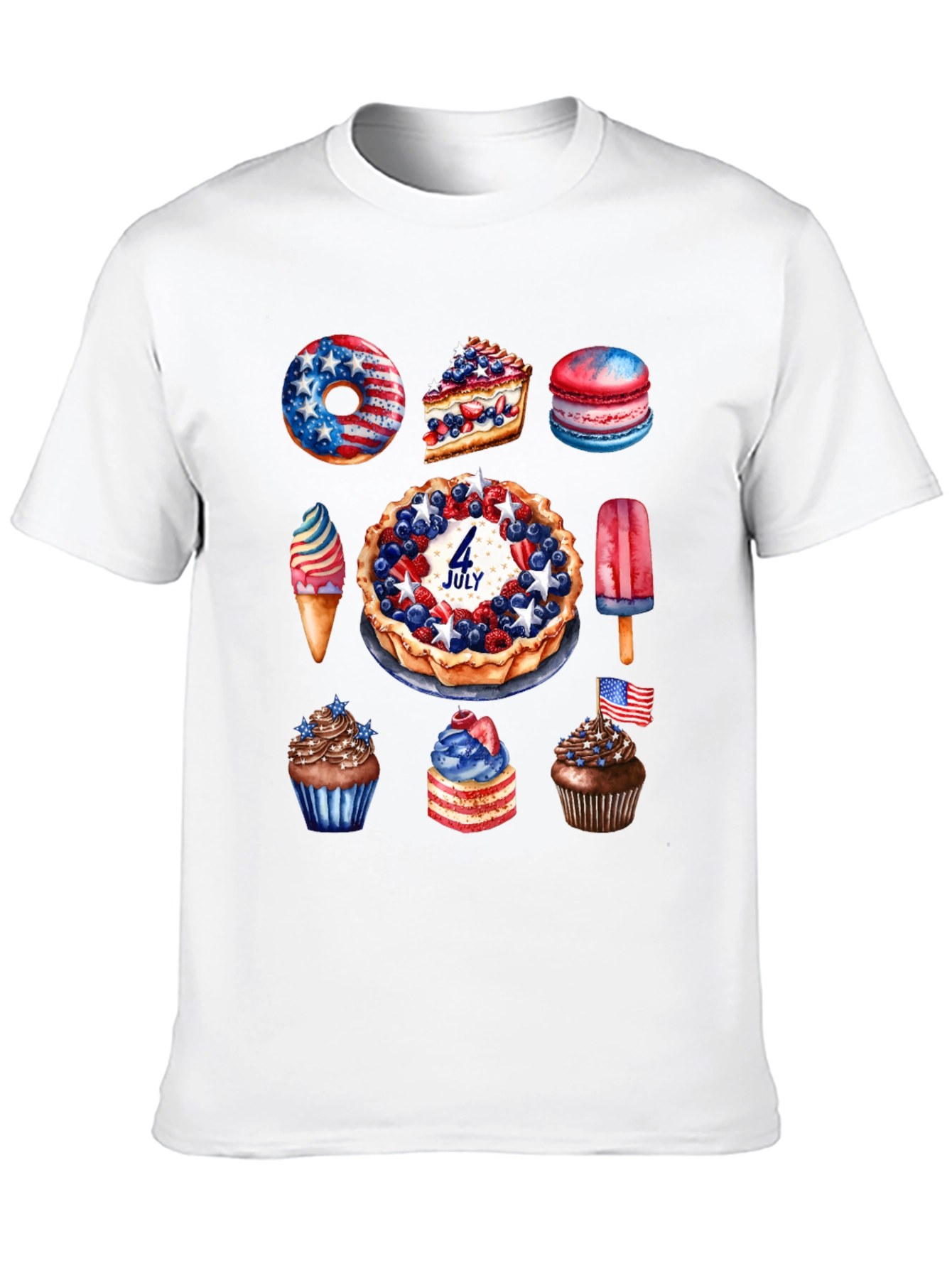 Patriotic Sweets T-Shirt 4th of July Design