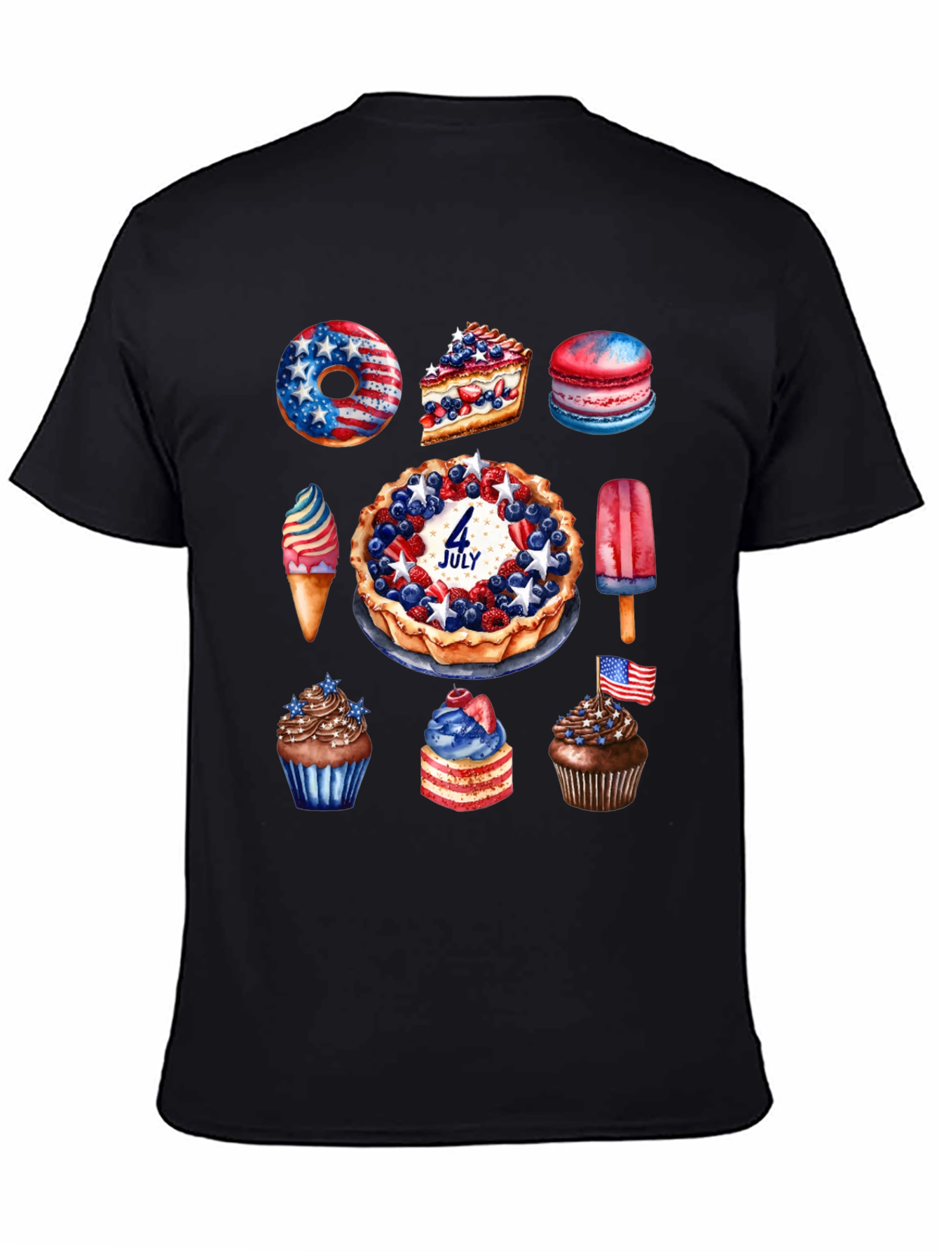 Patriotic Sweets T-Shirt 4th of July Design