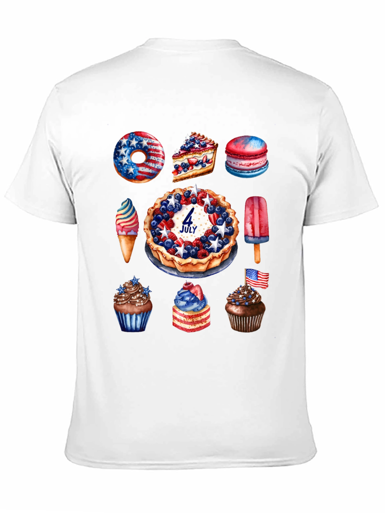 Patriotic Sweets T-Shirt 4th of July Design