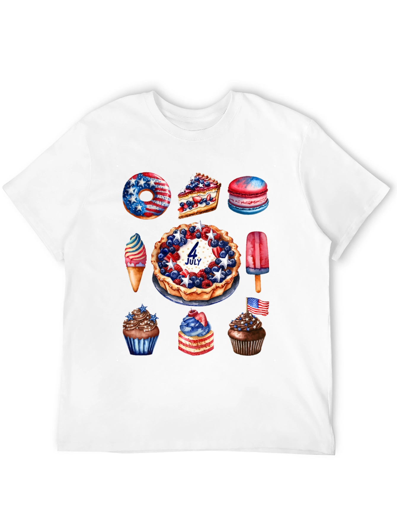 Patriotic Sweets T-Shirt 4th of July Design